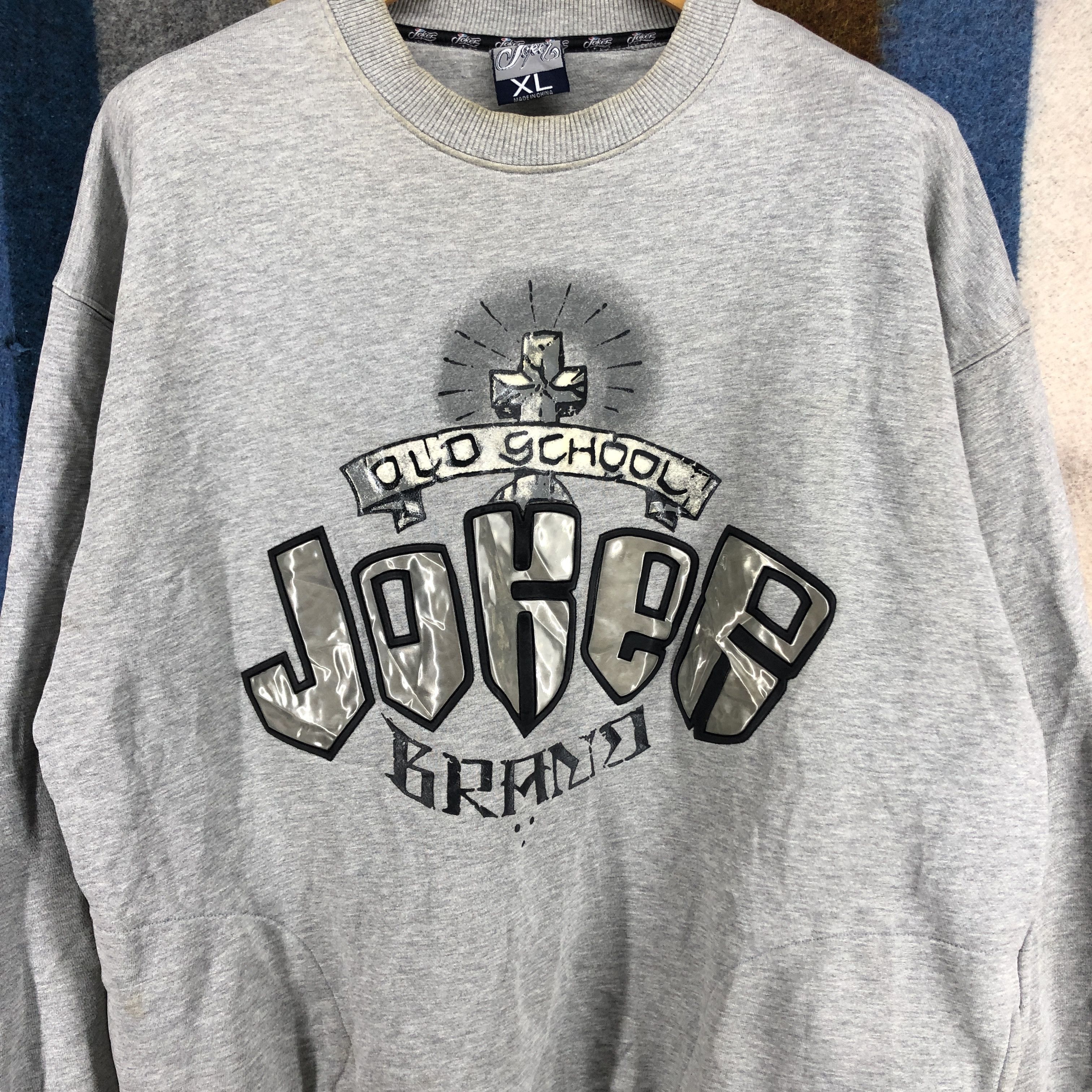 Other JOKER Crew Neck Sweatshirt 3D Logo #0426/R Size US XL / EU 56 / 4 - 2 Thumbnail