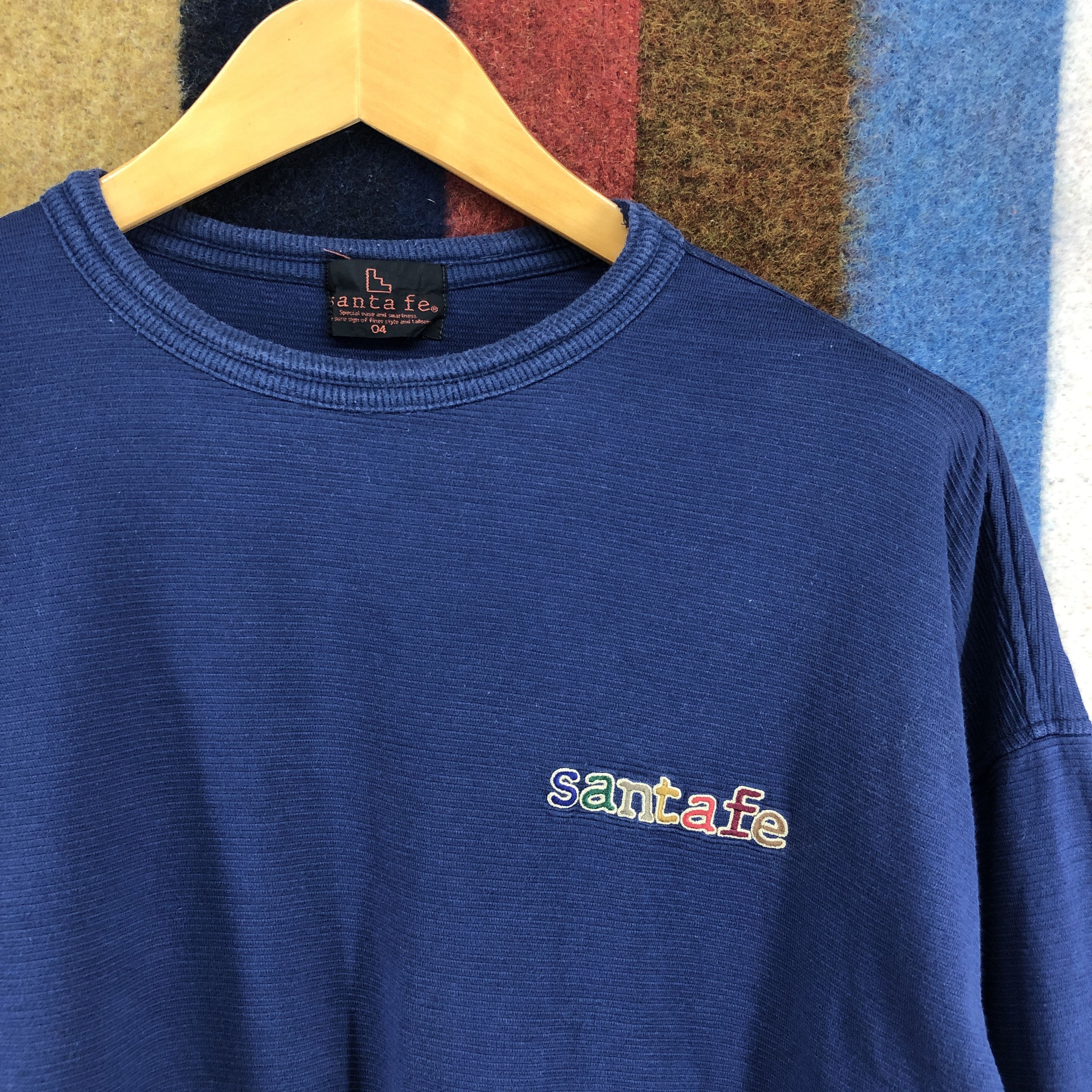 Japanese Brand SANTA FE Crew Neck Sweatshirt #0208/J Size US L / EU 52-54 / 3 - 4 Thumbnail