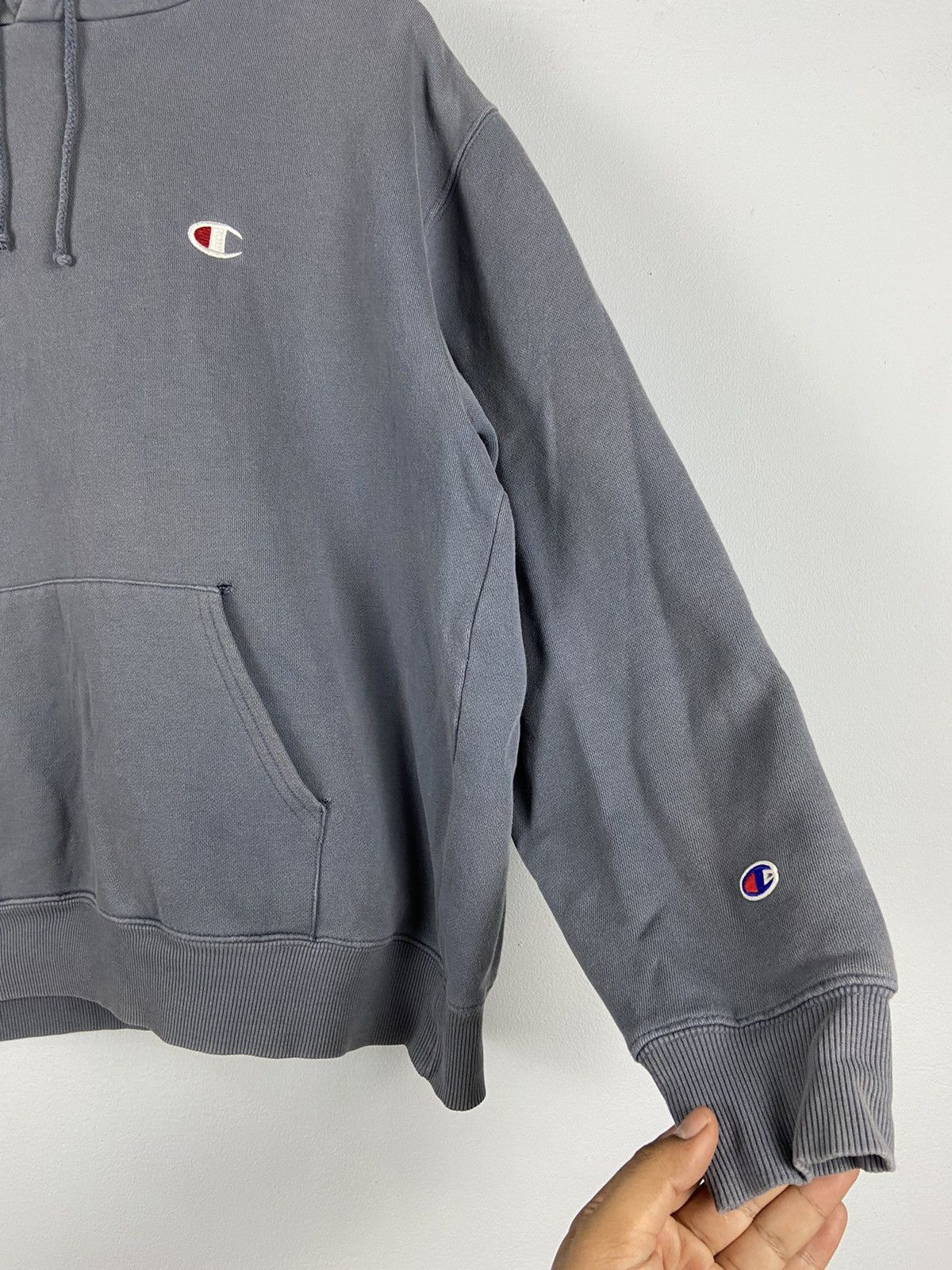 Champion × Vintage Vintage Champion Sweater Pull Over Hoodie Size US XL / EU 56 / 4 - 3 Thumbnail