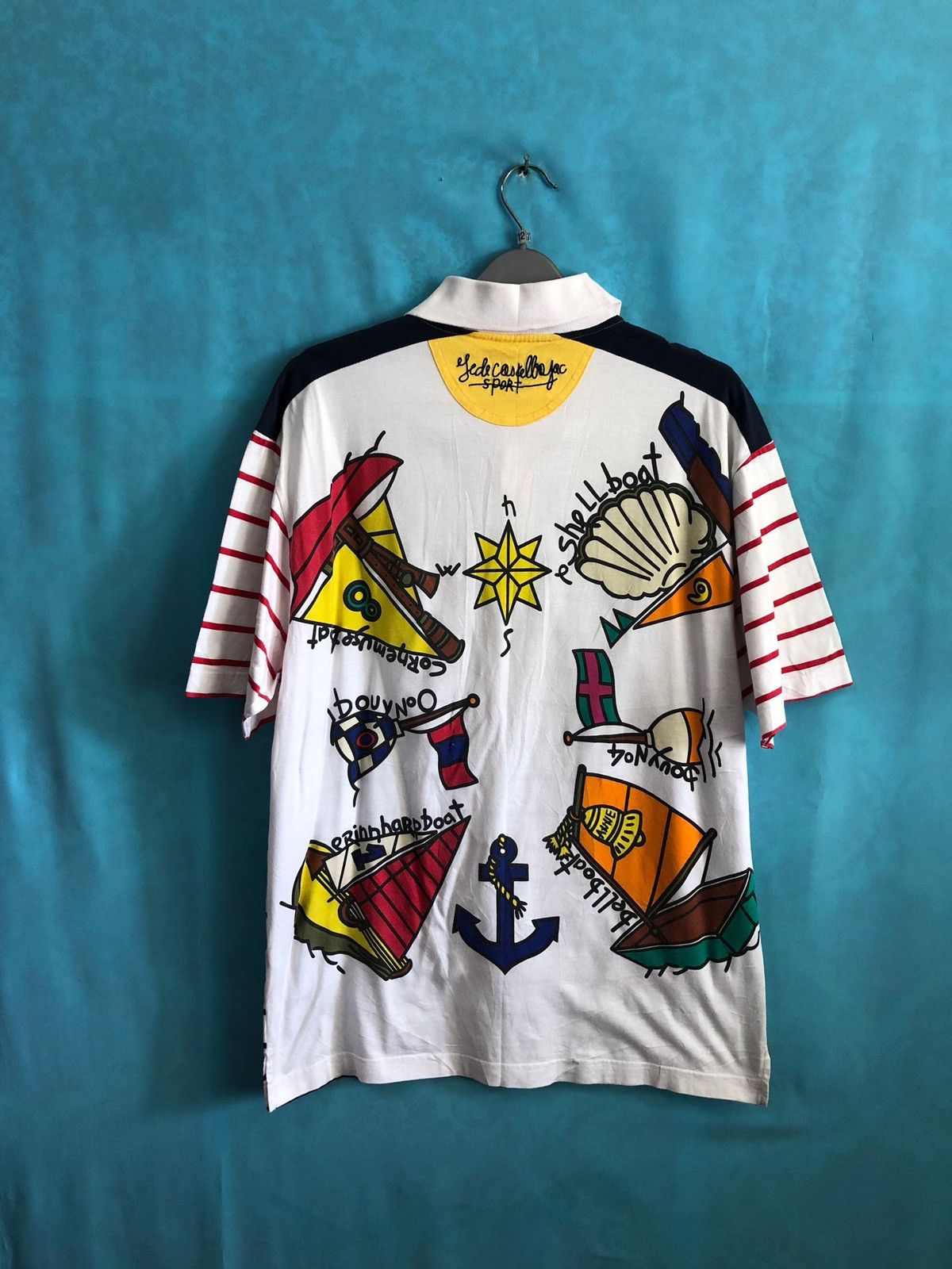 Jean Charles De Castelbajac sport polo #1737 Size US L / EU 52-54 / 3 - 1 Thumbnail