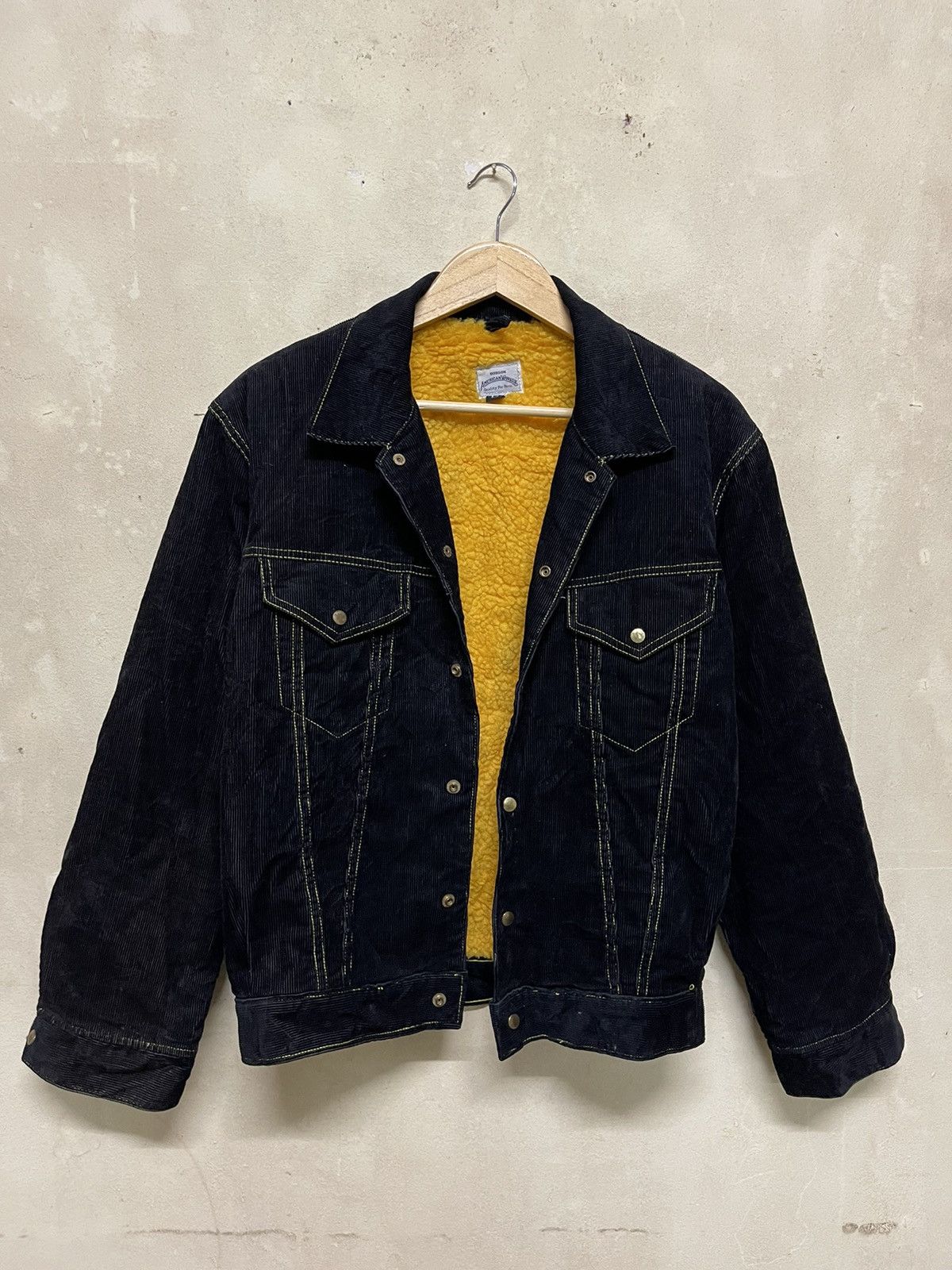West Coast Choppers Vintage Bobson American Workers Corduroy ChopperJacket🔥 Size US L / EU 52-54 / 3 - 4 Thumbnail