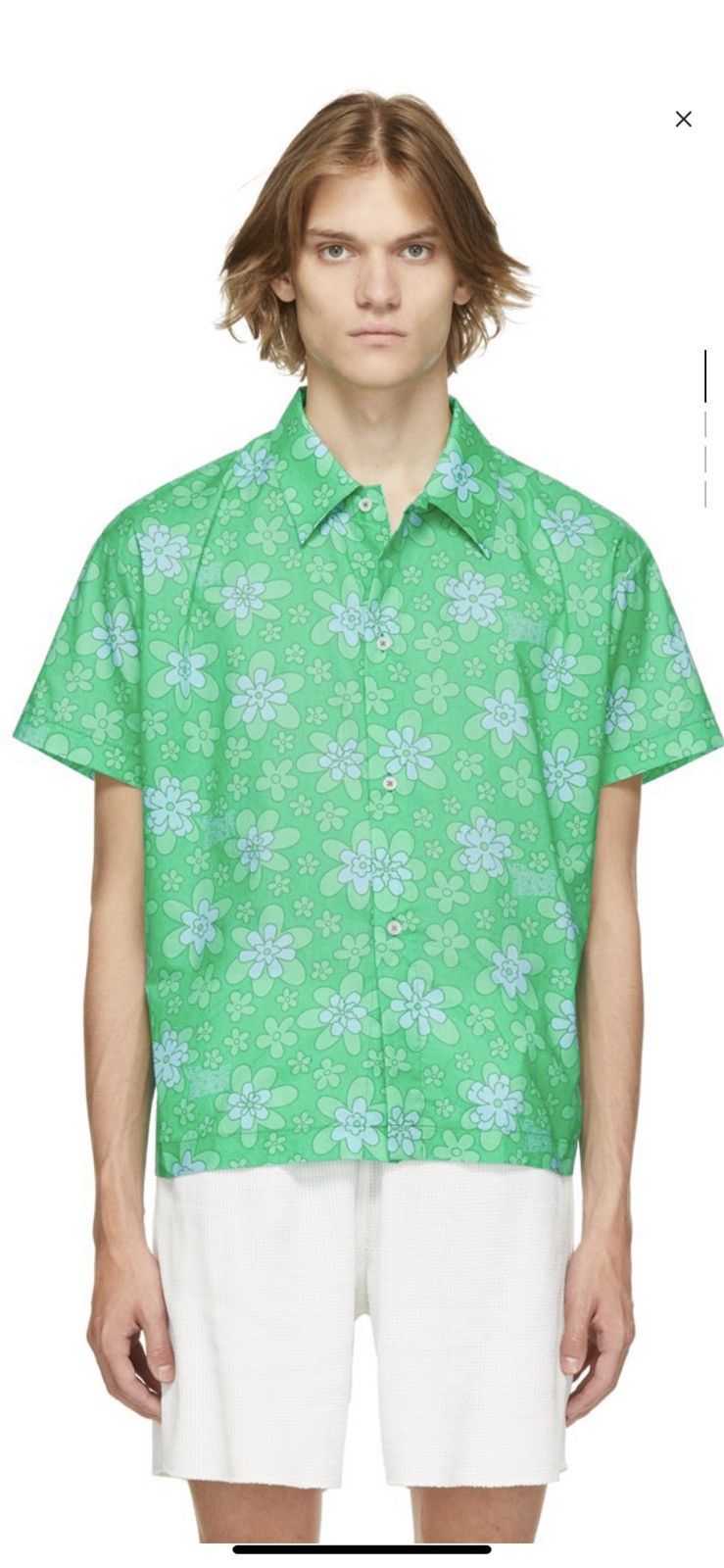 ERL SS21 Floral Short Sleeve Shirt