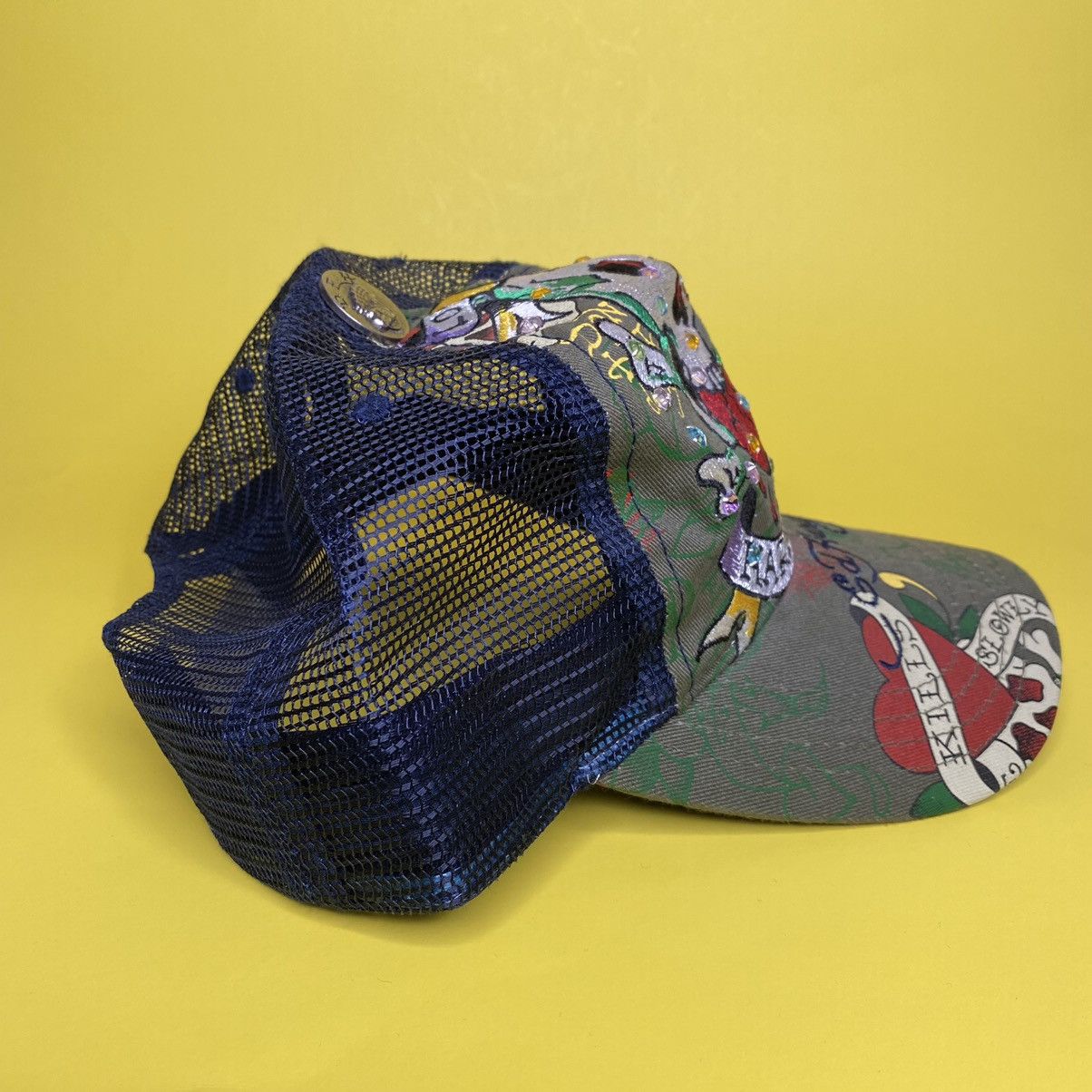 Ed Hardy Ed Hardy x Christian Audigier Tattoo Vintage Trucker Hats Size ONE SIZE - 3 Thumbnail