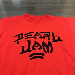 Vintage Pearl Jam - Yield Tour Embroidered T-Shirt Made In USA Sz L