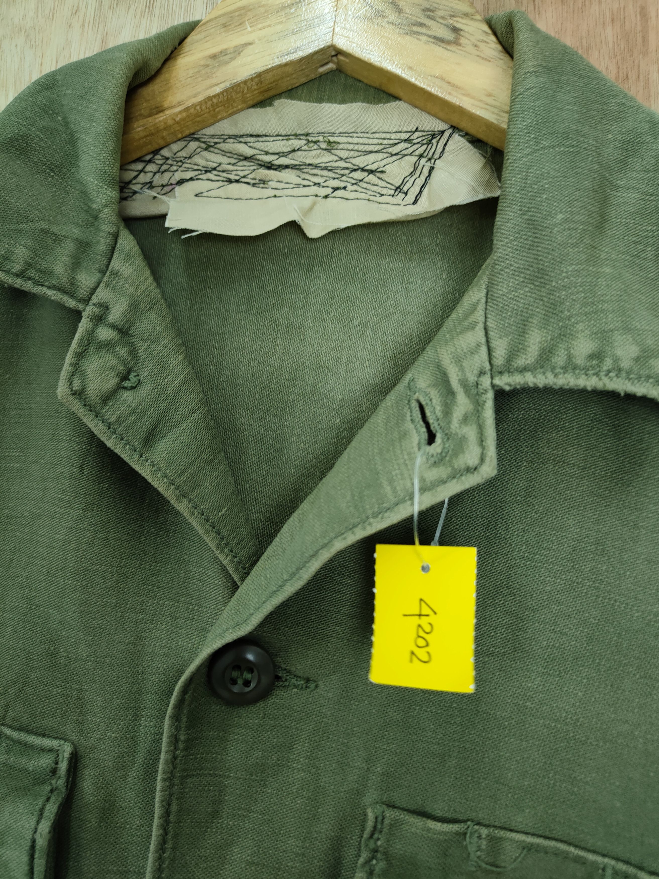 Vintage 70an Vietnam Us Army military Guy H James ind vintage #4202D Size US M / EU 48-50 / 2 - 4 Thumbnail