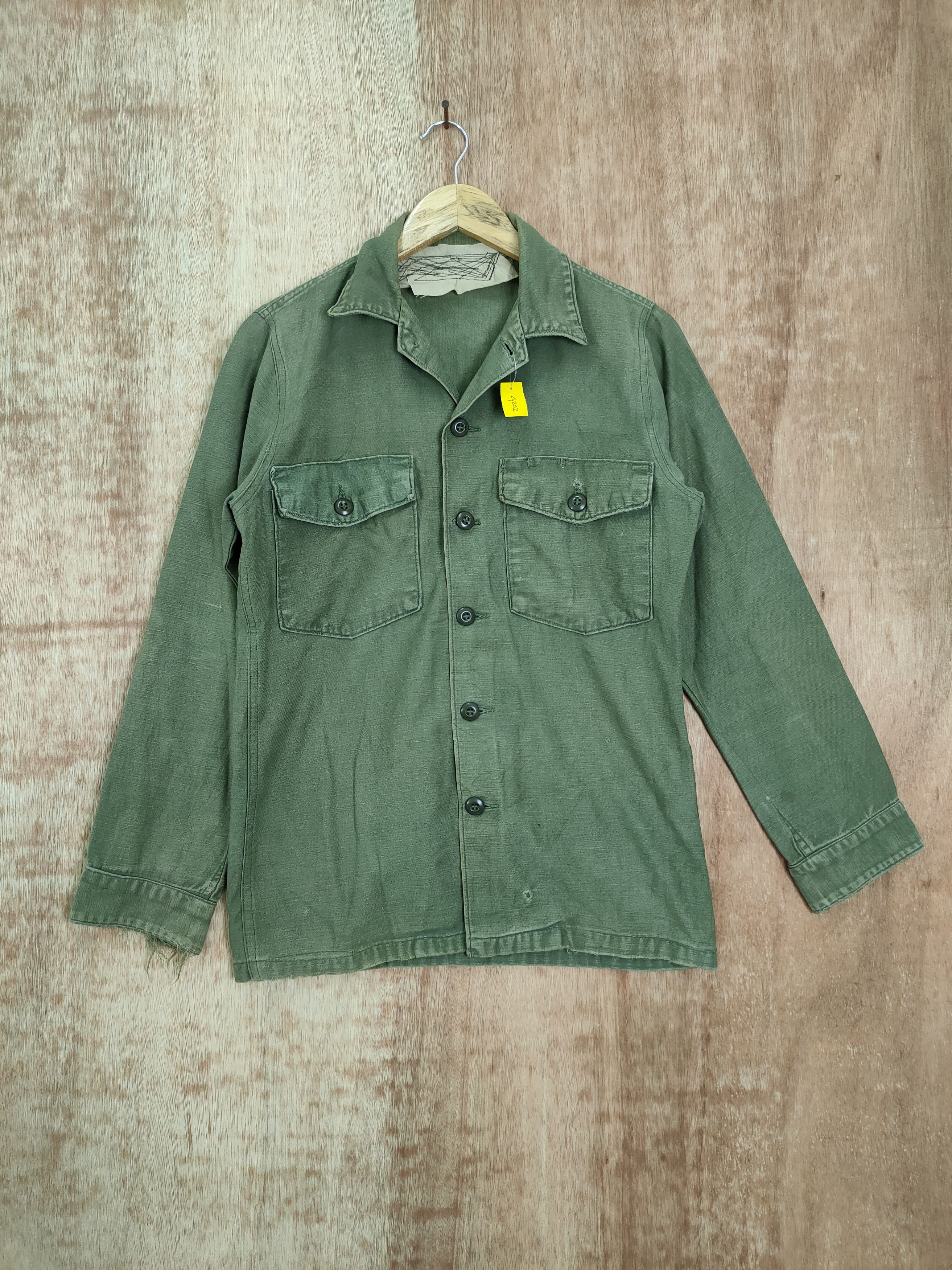 Vintage 70an Vietnam Us Army military Guy H James ind vintage #4202D Size US M / EU 48-50 / 2 - 1 Thumbnail