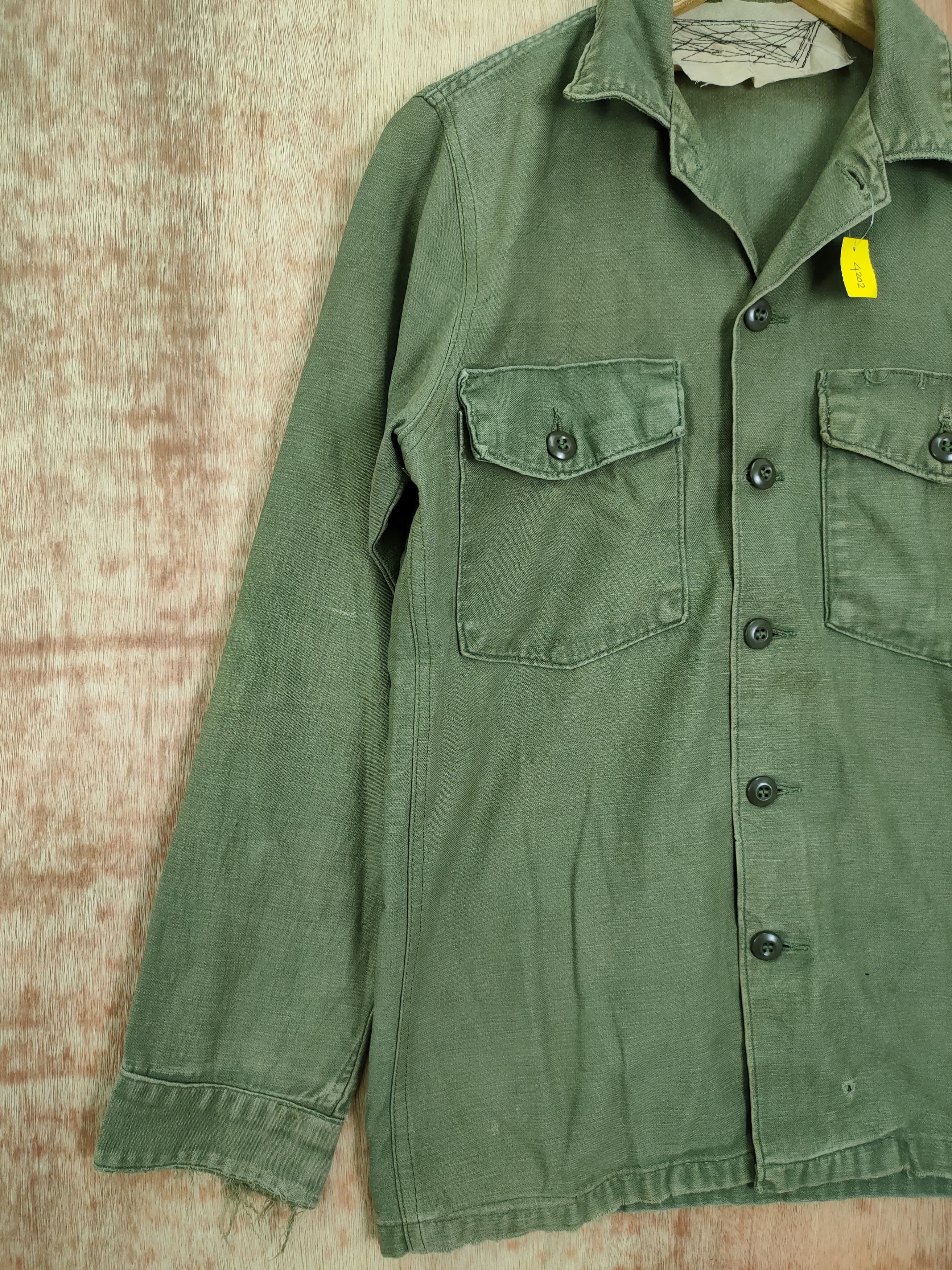 Vintage 70an Vietnam Us Army military Guy H James ind vintage #4202D Size US M / EU 48-50 / 2 - 2 Thumbnail