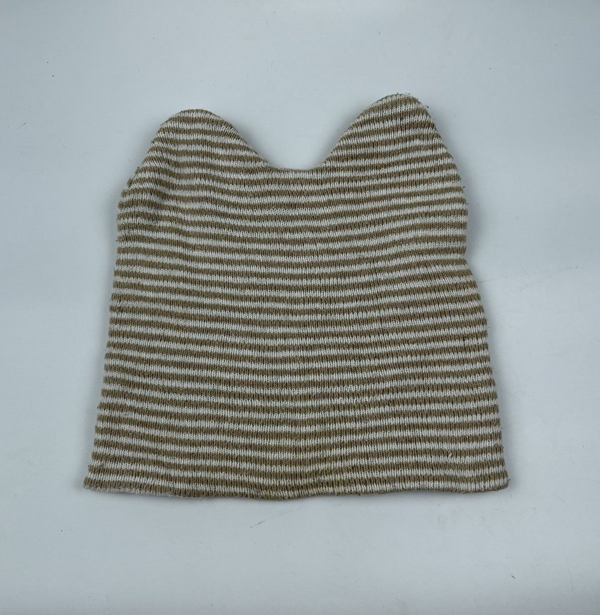 Japanese Brand stripes beanie hat with horn tg1 Size ONE SIZE - 7 Thumbnail