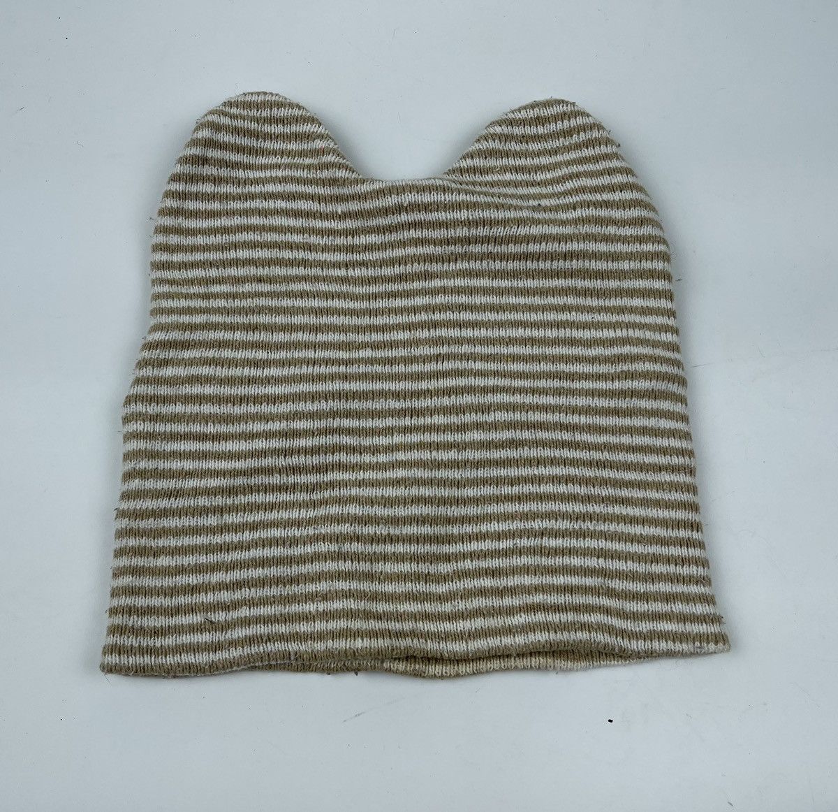 Japanese Brand stripes beanie hat with horn tg1 Size ONE SIZE - 4 Thumbnail