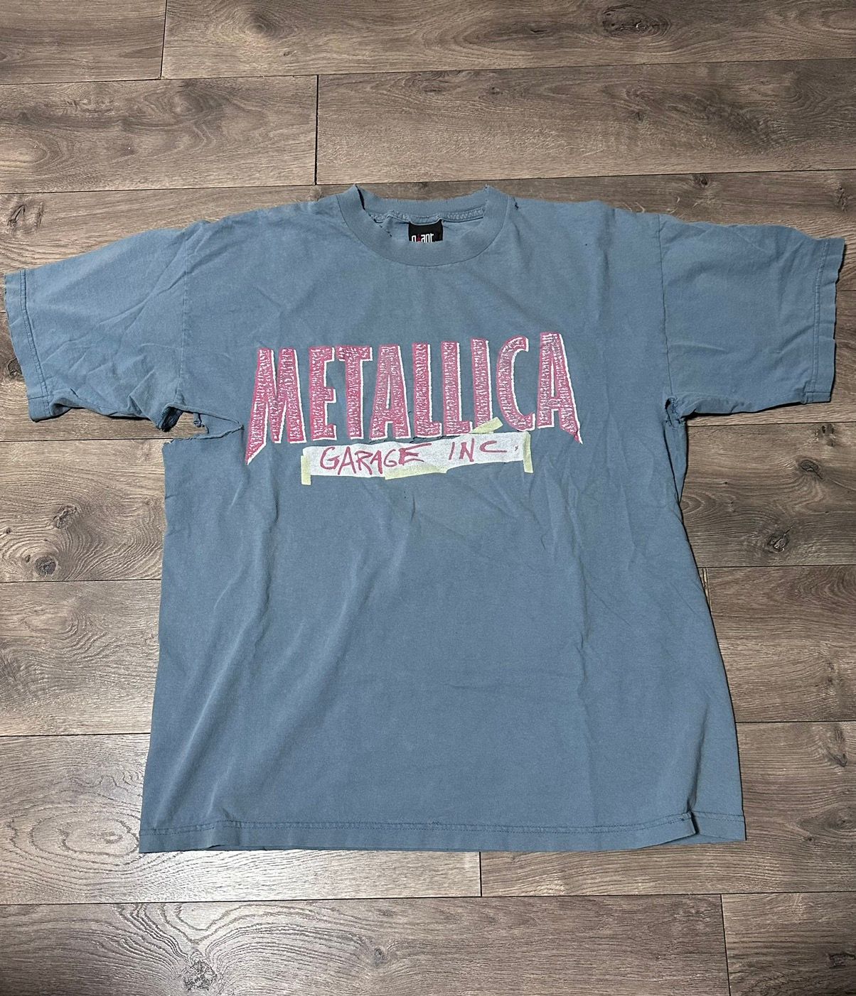Vintage Vintage 90s Metallica garage inc band tee shirt faded