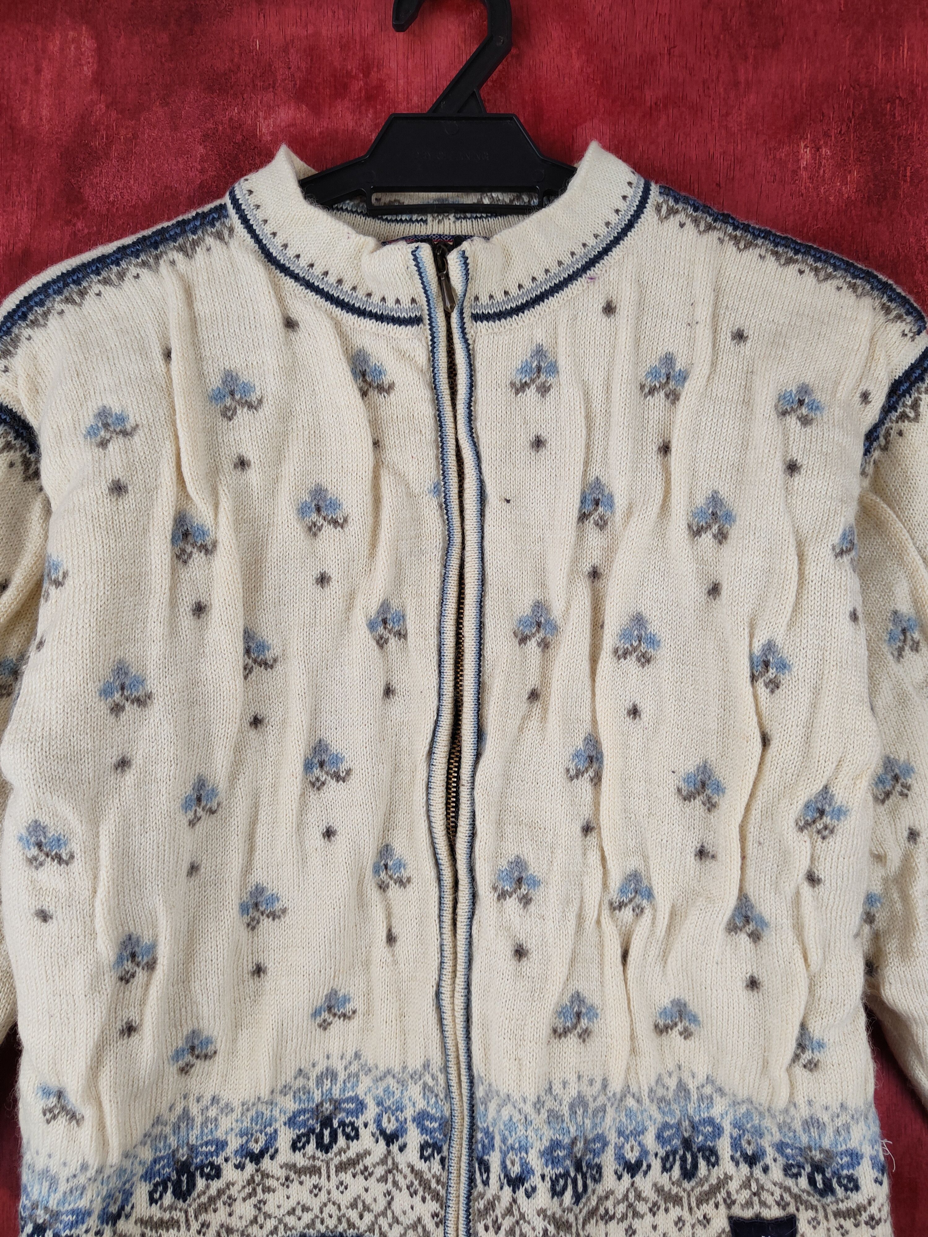 Dale Of Norway Dale of Norway kids Cream/Blue Knitwear sweater #3251 Size XXS / US 00 / IT 34 - 2 Thumbnail