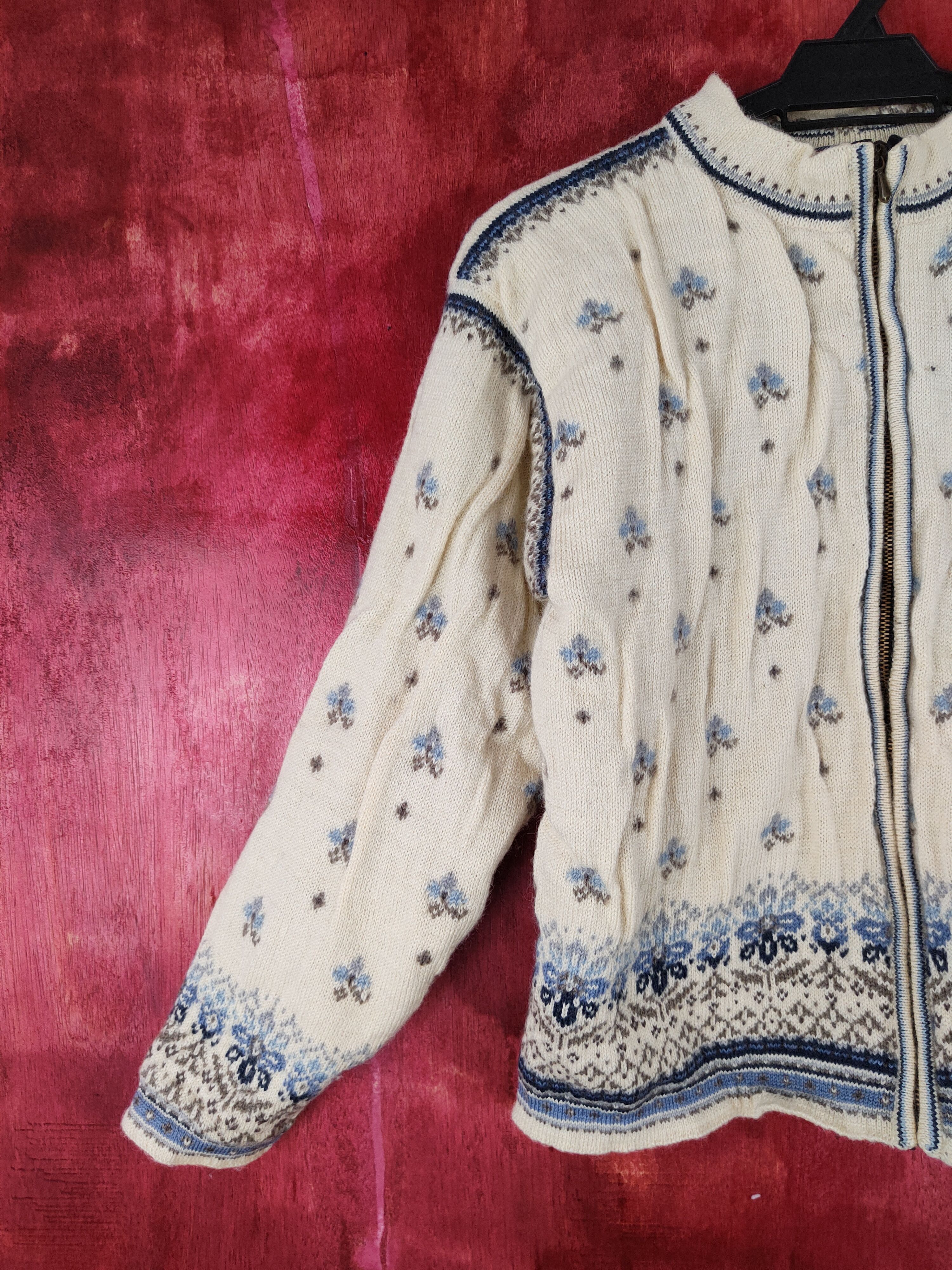 Dale Of Norway Dale of Norway kids Cream/Blue Knitwear sweater #3251 Size XXS / US 00 / IT 34 - 4 Thumbnail