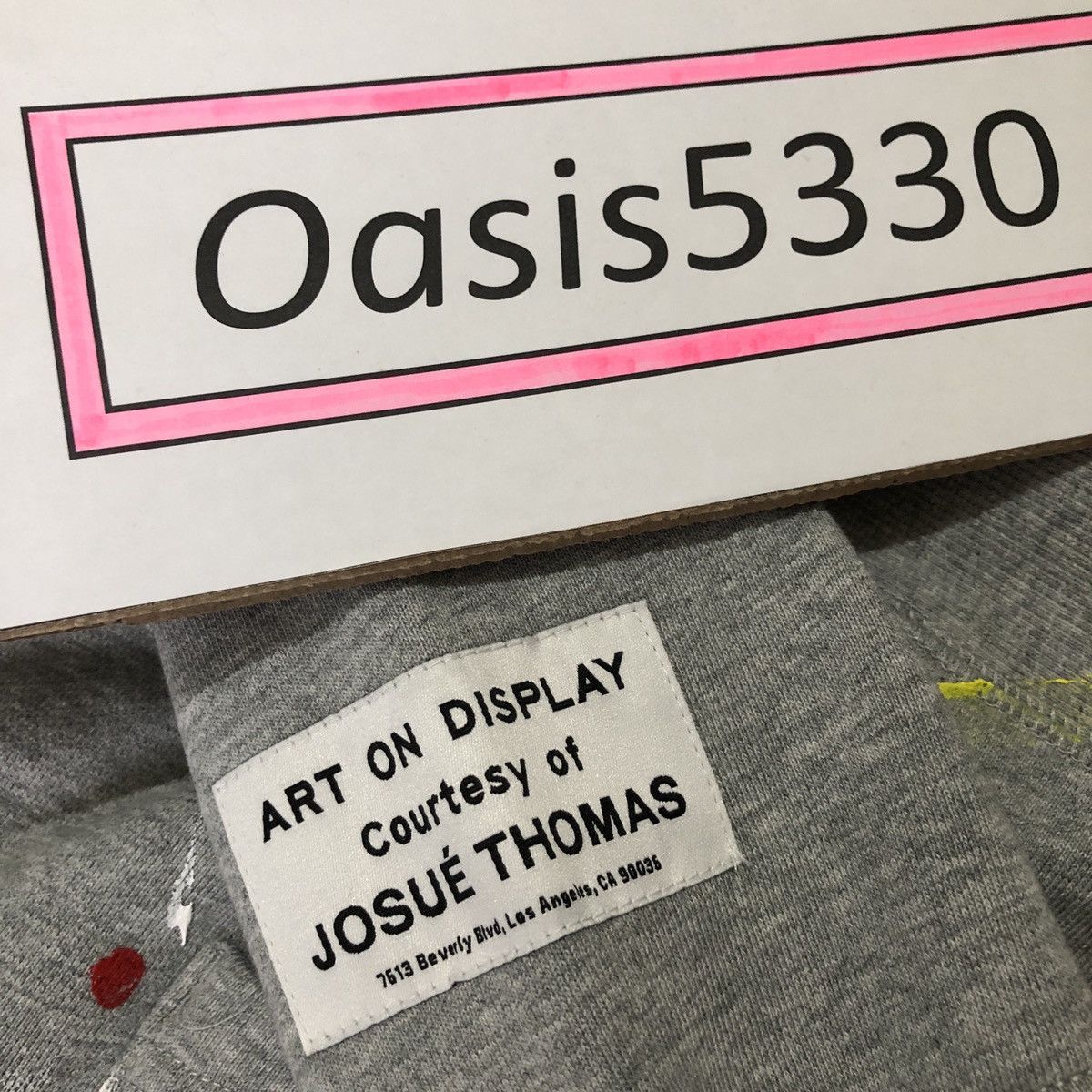 Gallery Dept. Gallery Dept. GD Grey Flare Hoodie Size US S / EU 44-46 / 1 - 6 Thumbnail