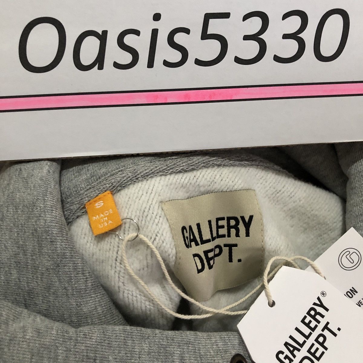Gallery Dept. Gallery Dept. GD Grey Flare Hoodie Size US S / EU 44-46 / 1 - 9 Thumbnail