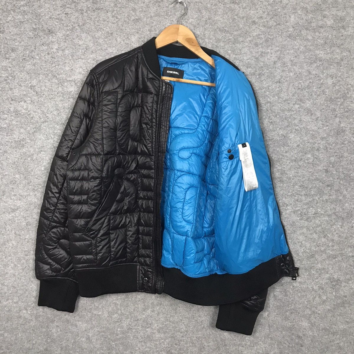 Diesel Diesel Puffer Black Gothic style Jacket Size US L / EU 52-54 / 3 - 7 Thumbnail