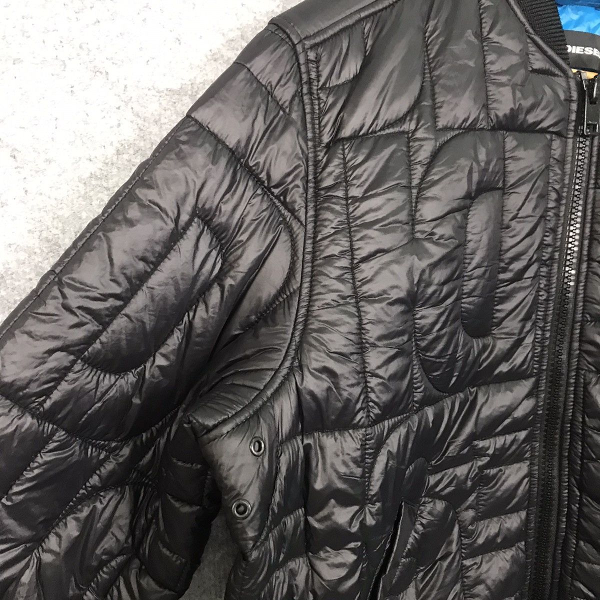 Diesel Diesel Puffer Black Gothic style Jacket Size US L / EU 52-54 / 3 - 5 Thumbnail