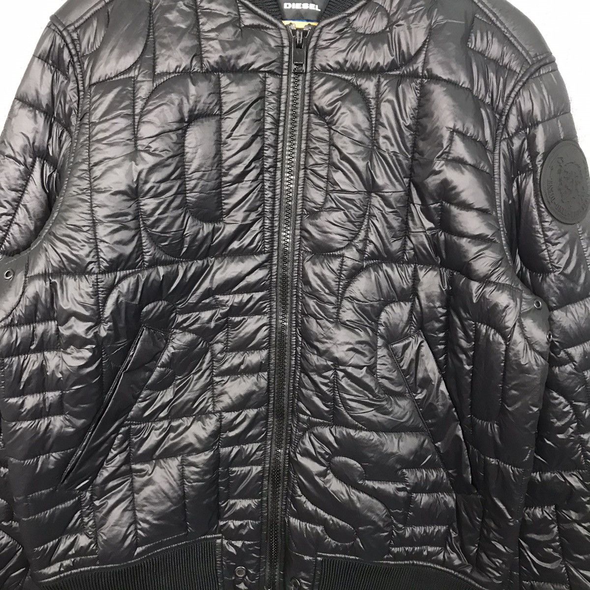 Diesel Diesel Puffer Black Gothic style Jacket Size US L / EU 52-54 / 3 - 3 Thumbnail