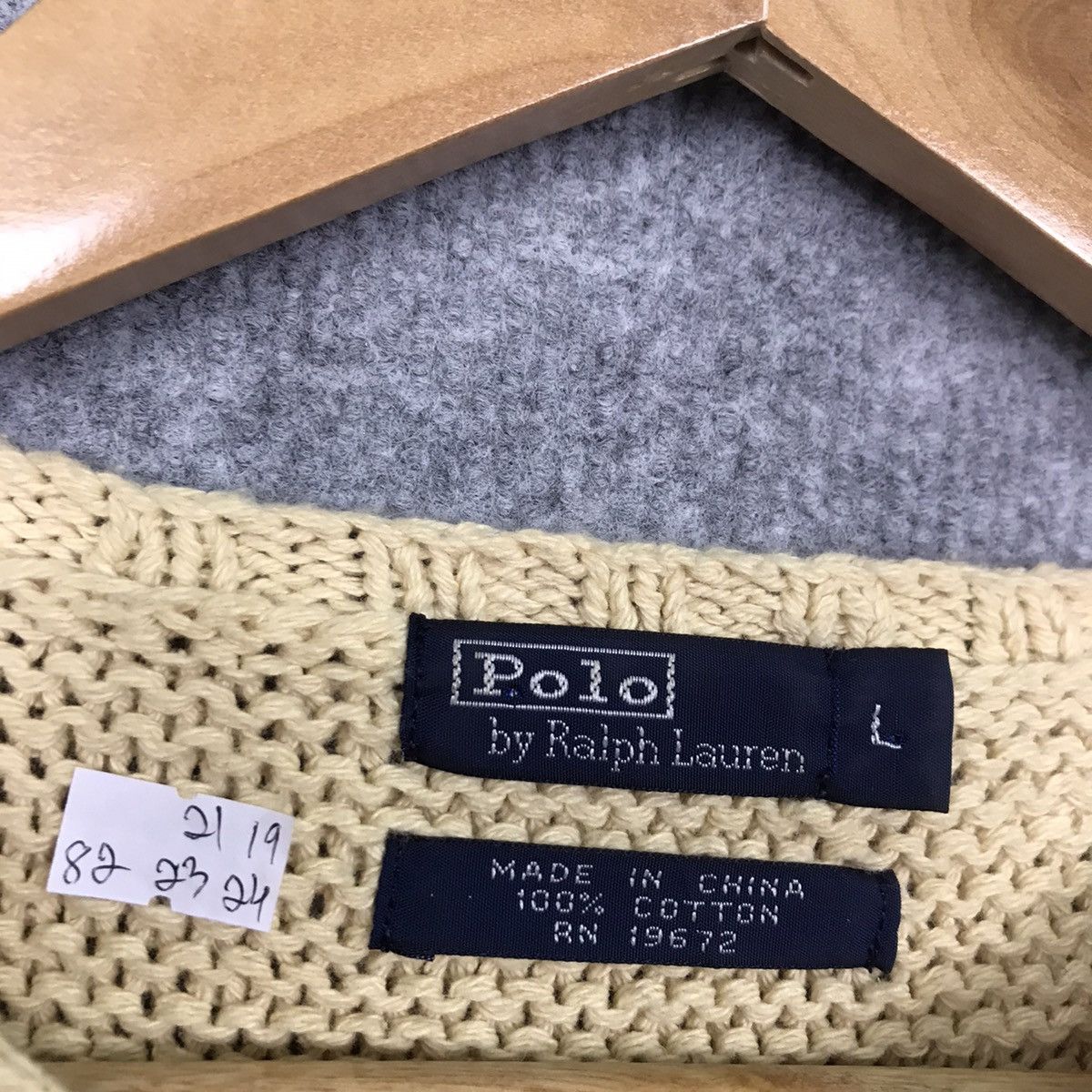 Polo Ralph Lauren Polo Ralph Lauren Cotton Knitwear Navajo Size US L / EU 52-54 / 3 - 9 Thumbnail