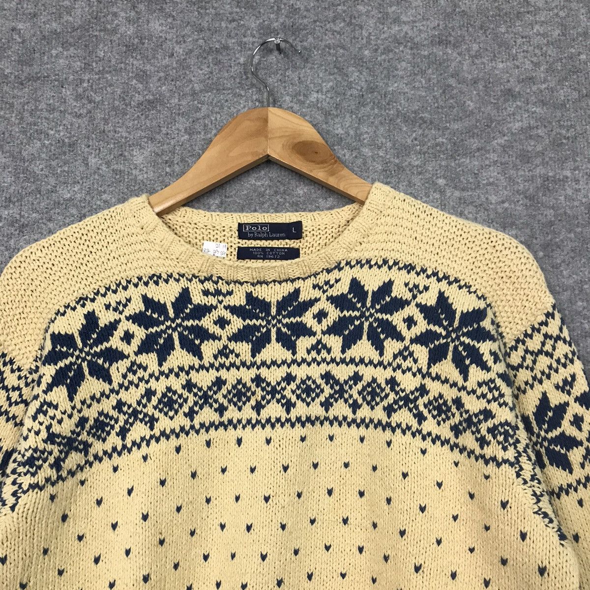 Polo Ralph Lauren Polo Ralph Lauren Cotton Knitwear Navajo Size US L / EU 52-54 / 3 - 2 Thumbnail