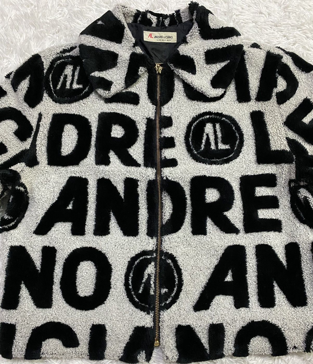 Andreluciano Andre Luciano Spellout Fullprint Jacket Nice Design Size US M / EU 48-50 / 2 - 12 Thumbnail