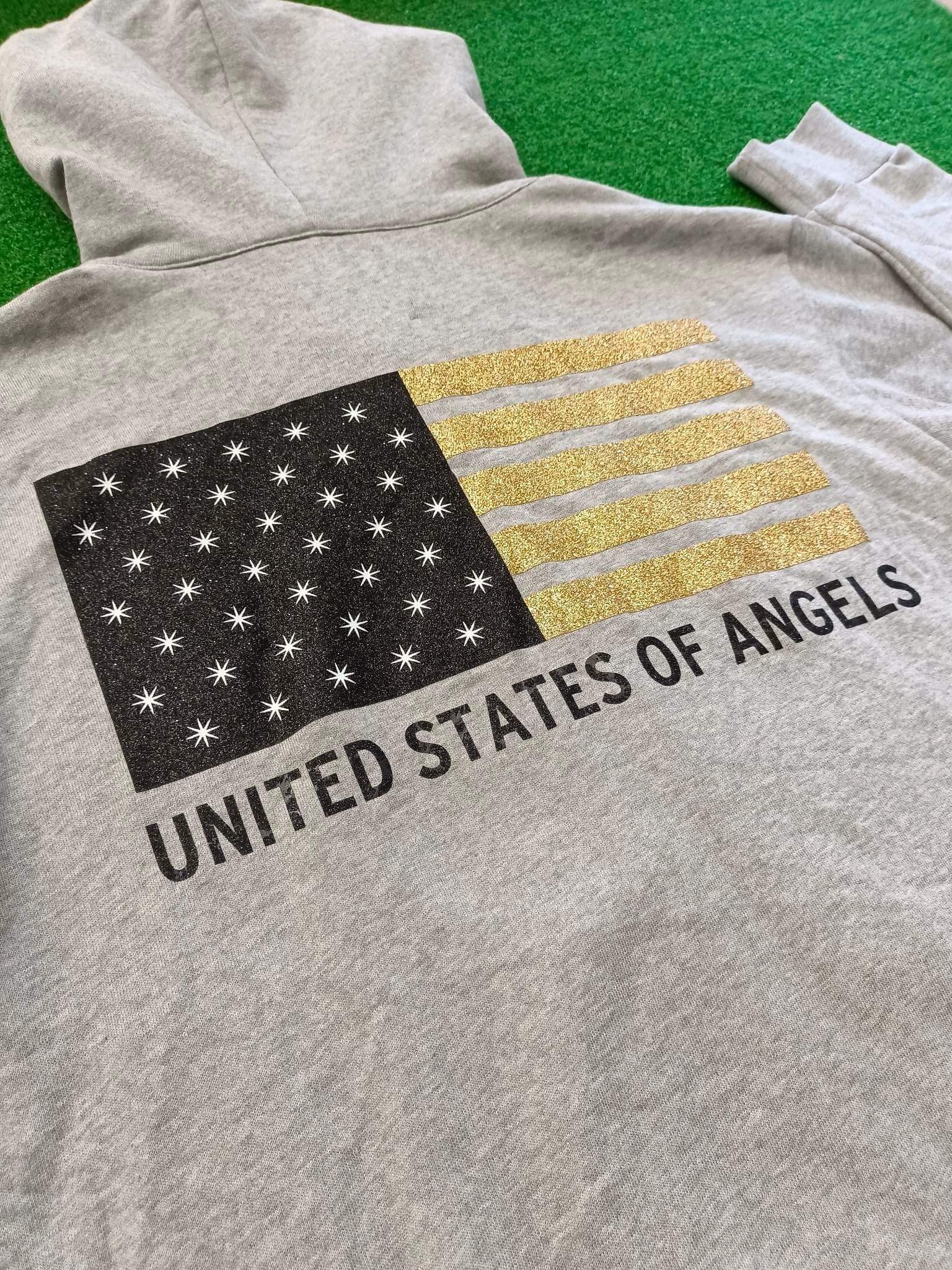 Palm Angels PALM ANGELS USA GREY HOODIE Size US M / EU 48-50 / 2 - 7 Thumbnail