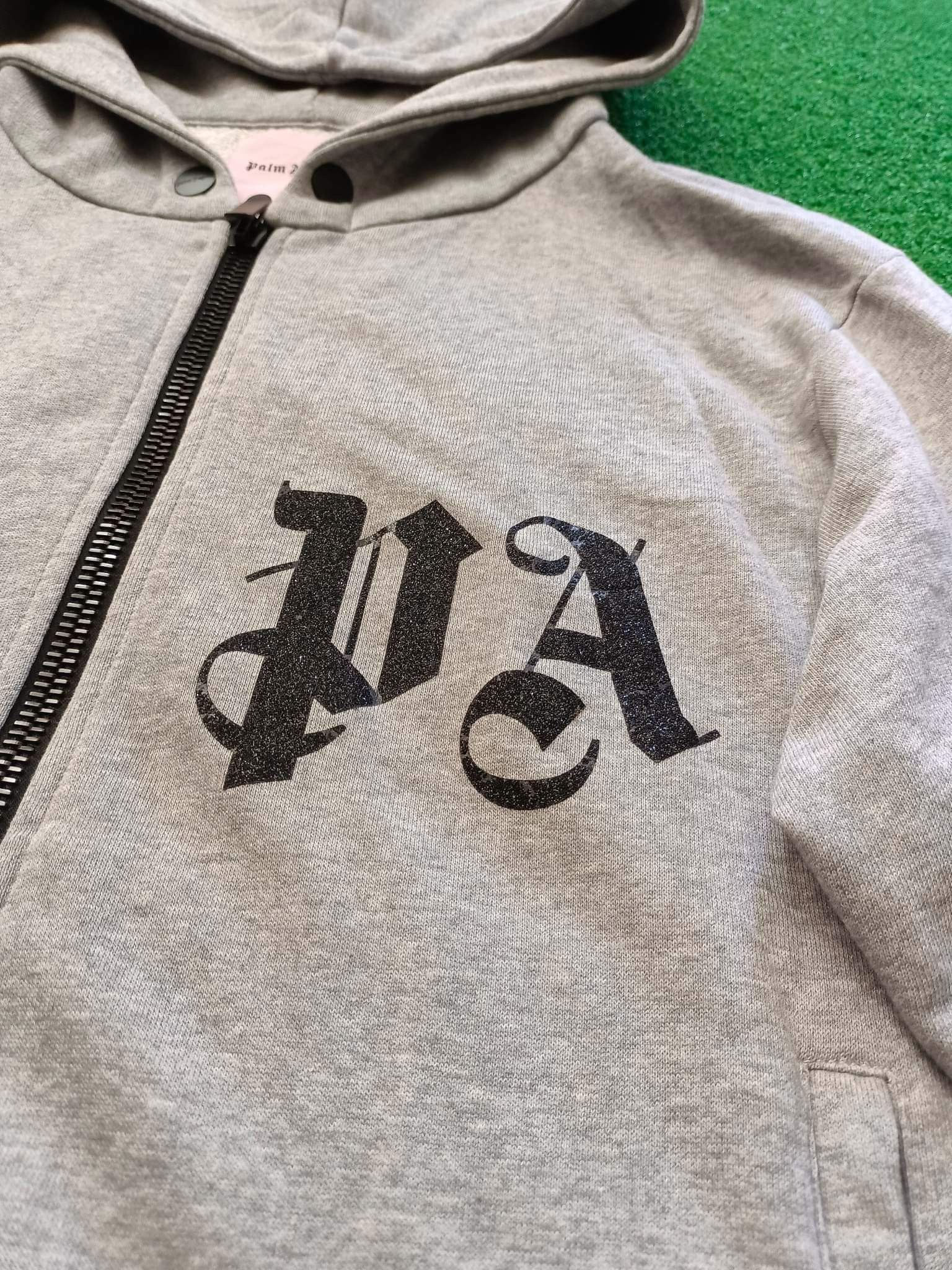 Palm Angels PALM ANGELS USA GREY HOODIE Size US M / EU 48-50 / 2 - 4 Thumbnail