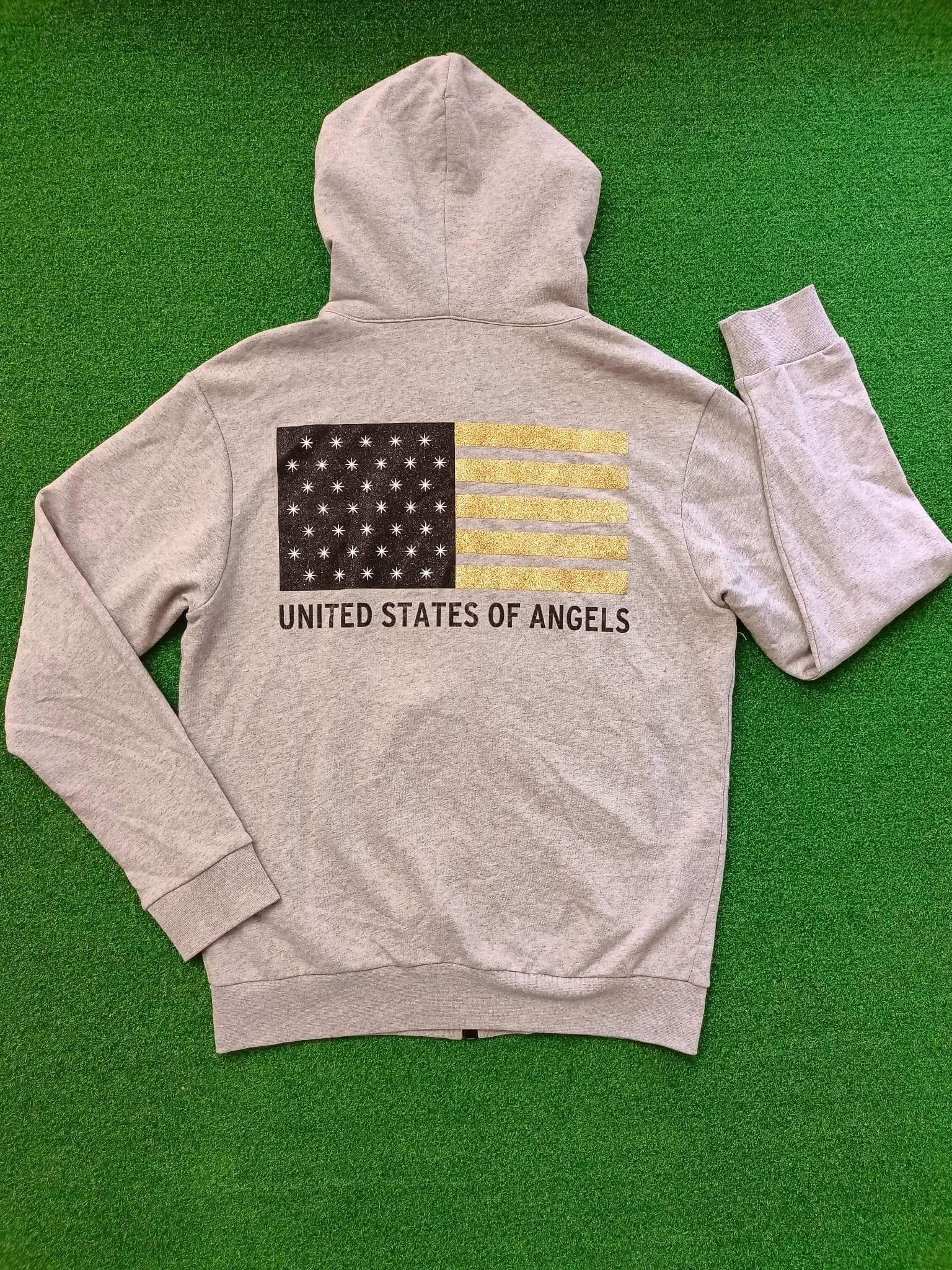 Palm Angels PALM ANGELS USA GREY HOODIE Size US M / EU 48-50 / 2 - 3 Thumbnail