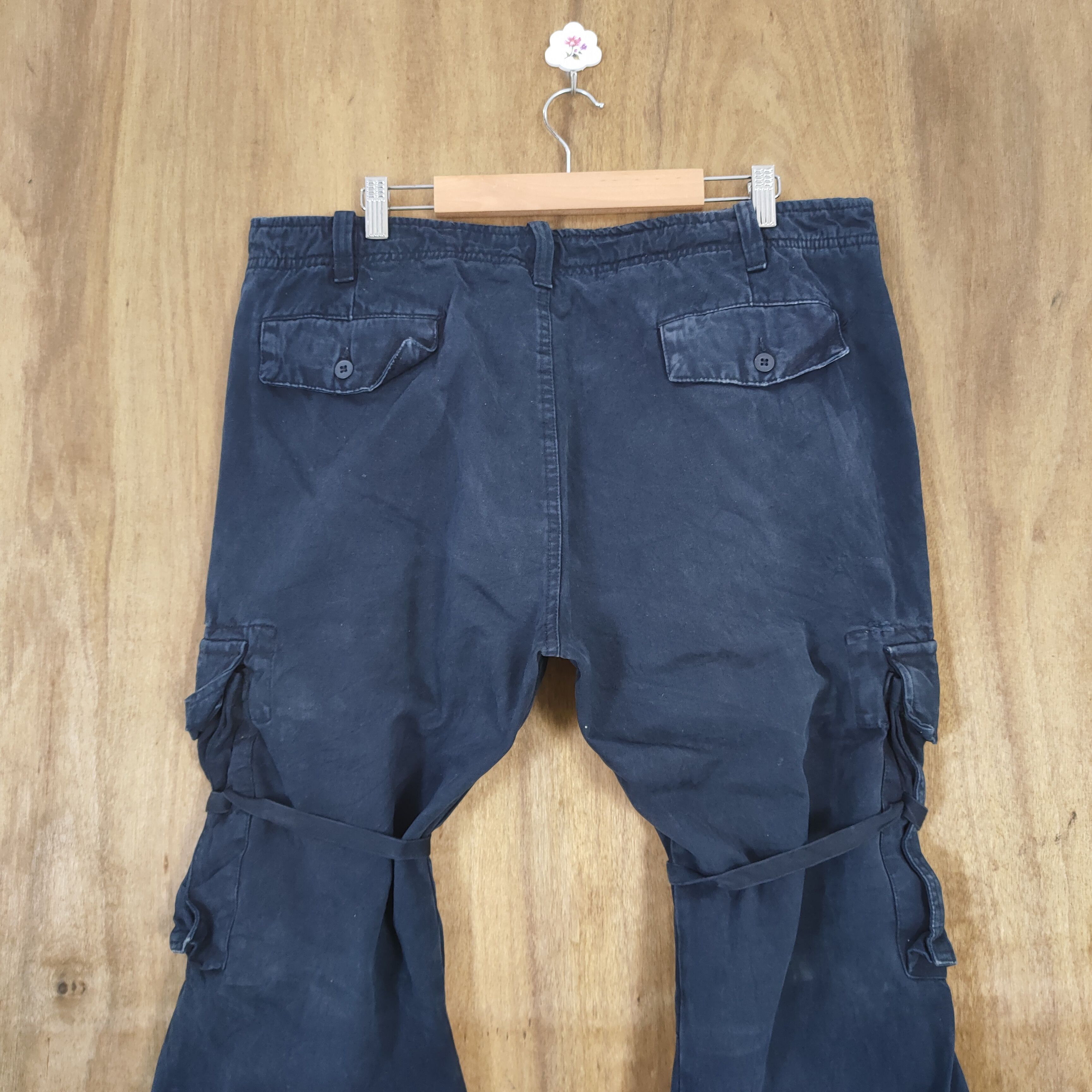 Vision Streetwear VINTAGE JAPANESE BONDAGE CARGO PANTS Size US 37 - 12 Thumbnail