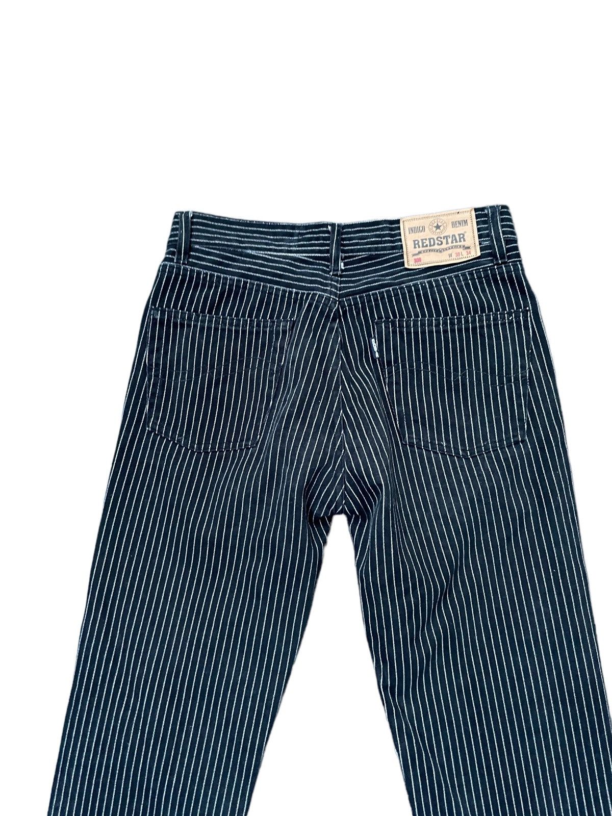 Japanese Brand Redstar Wabash Stripe Denim Size US 31 - 9 Thumbnail
