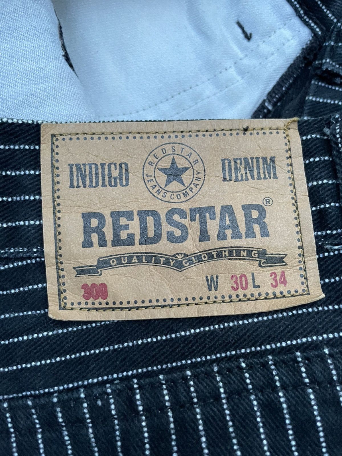 Japanese Brand Redstar Wabash Stripe Denim Size US 31 - 11 Thumbnail