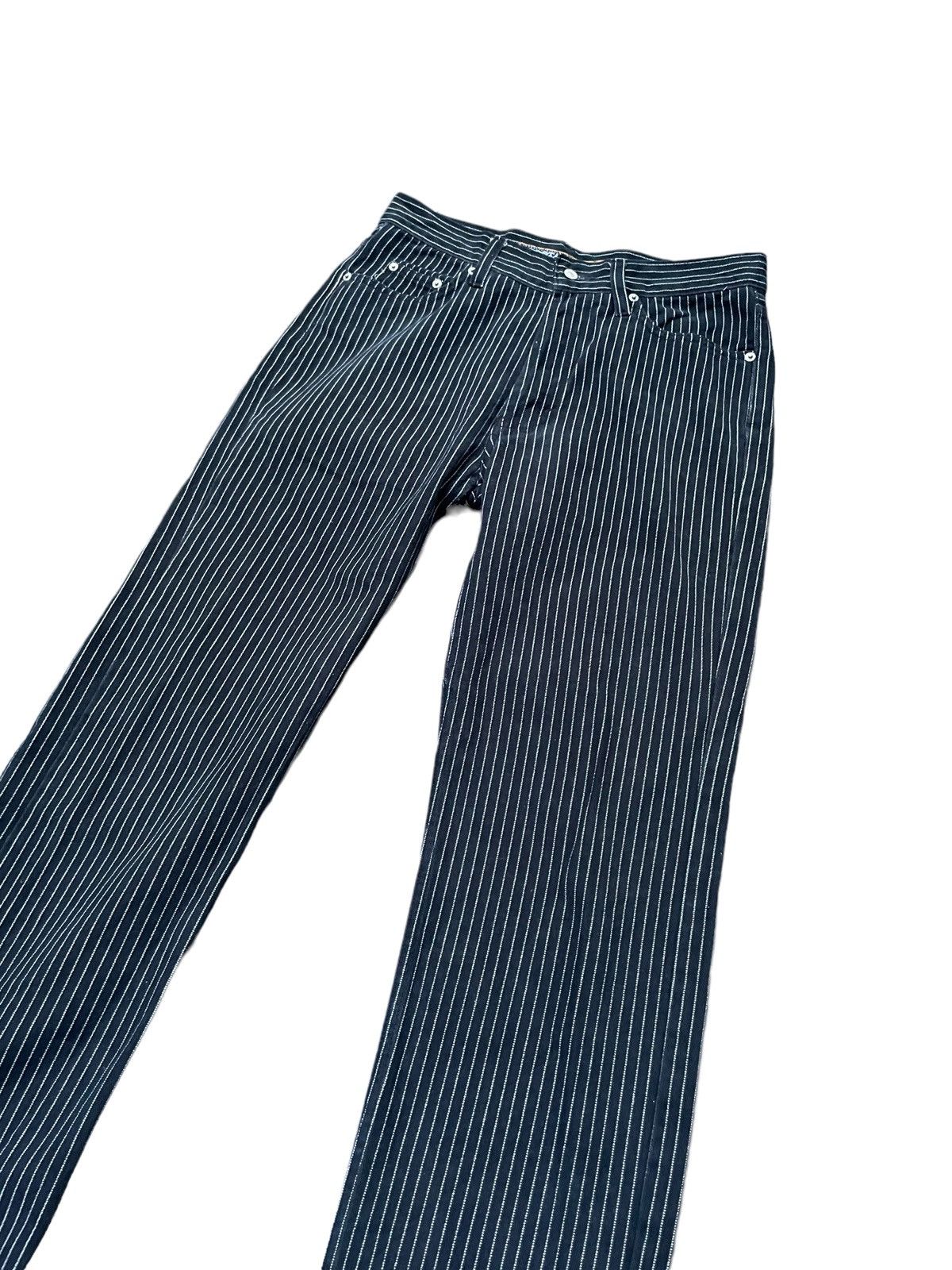 Japanese Brand Redstar Wabash Stripe Denim Size US 31 - 3 Thumbnail