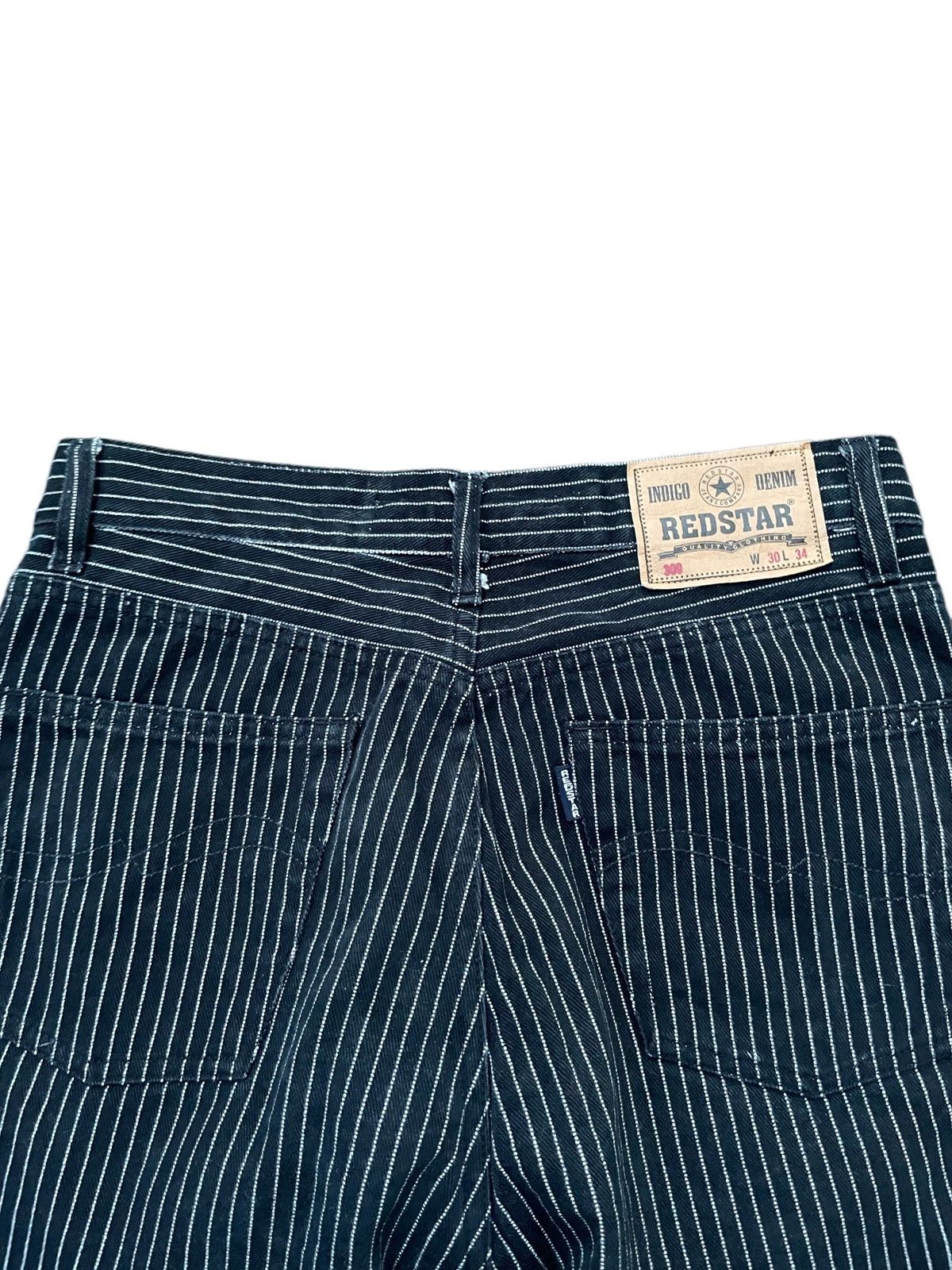Japanese Brand Redstar Wabash Stripe Denim Size US 31 - 10 Thumbnail