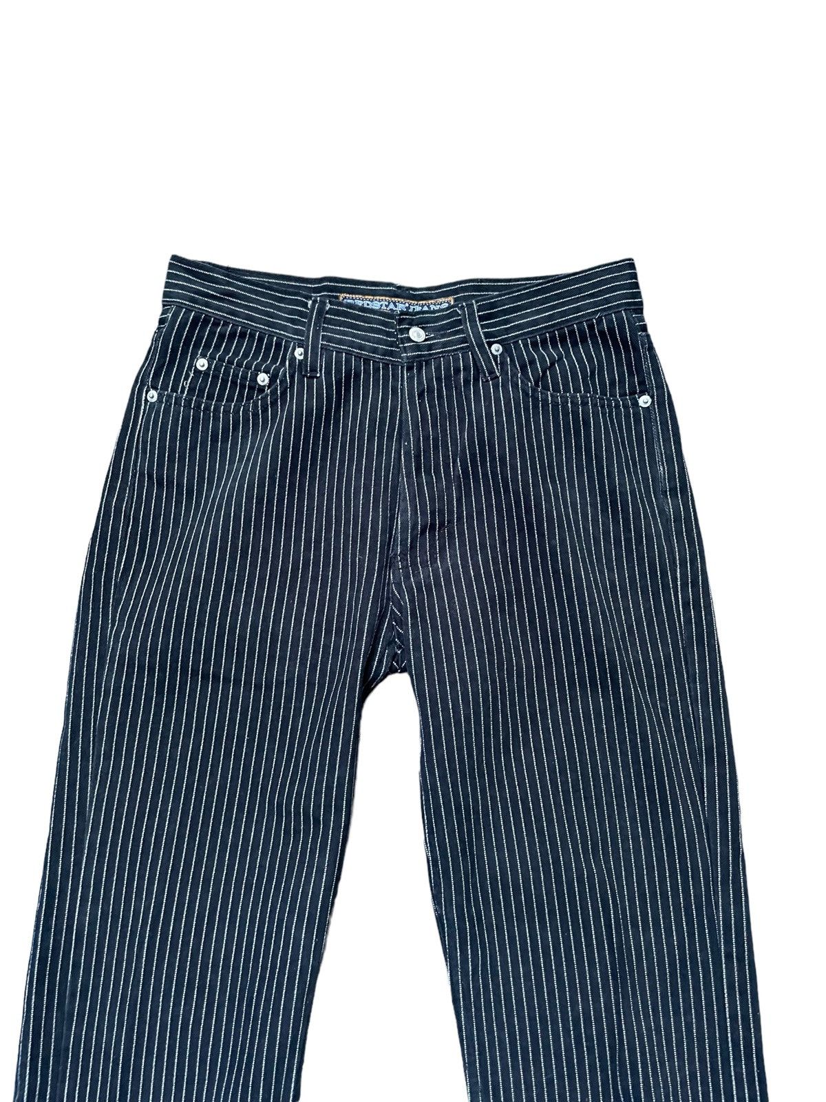Japanese Brand Redstar Wabash Stripe Denim Size US 31 - 4 Thumbnail