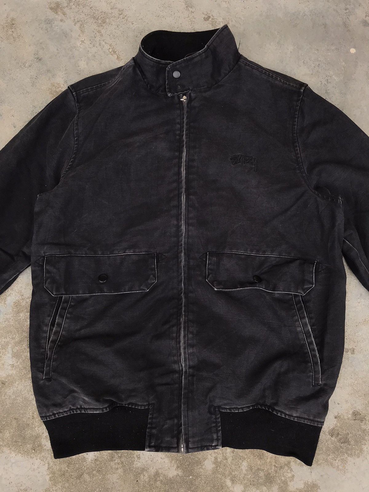 Stussy Stussy Bomber Denim Jacket Size US L / EU 52-54 / 3 - 8 Thumbnail