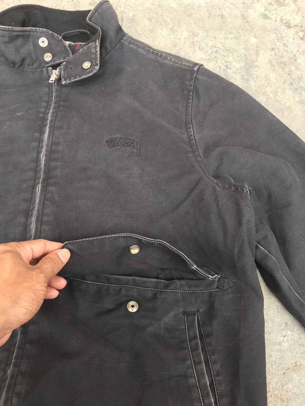 Stussy Stussy Bomber Denim Jacket Size US L / EU 52-54 / 3 - 13 Thumbnail