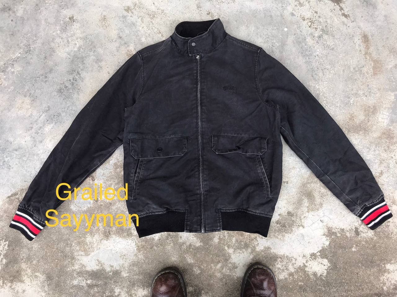 Stussy Stussy Bomber Denim Jacket Size US L / EU 52-54 / 3 - 21 Thumbnail