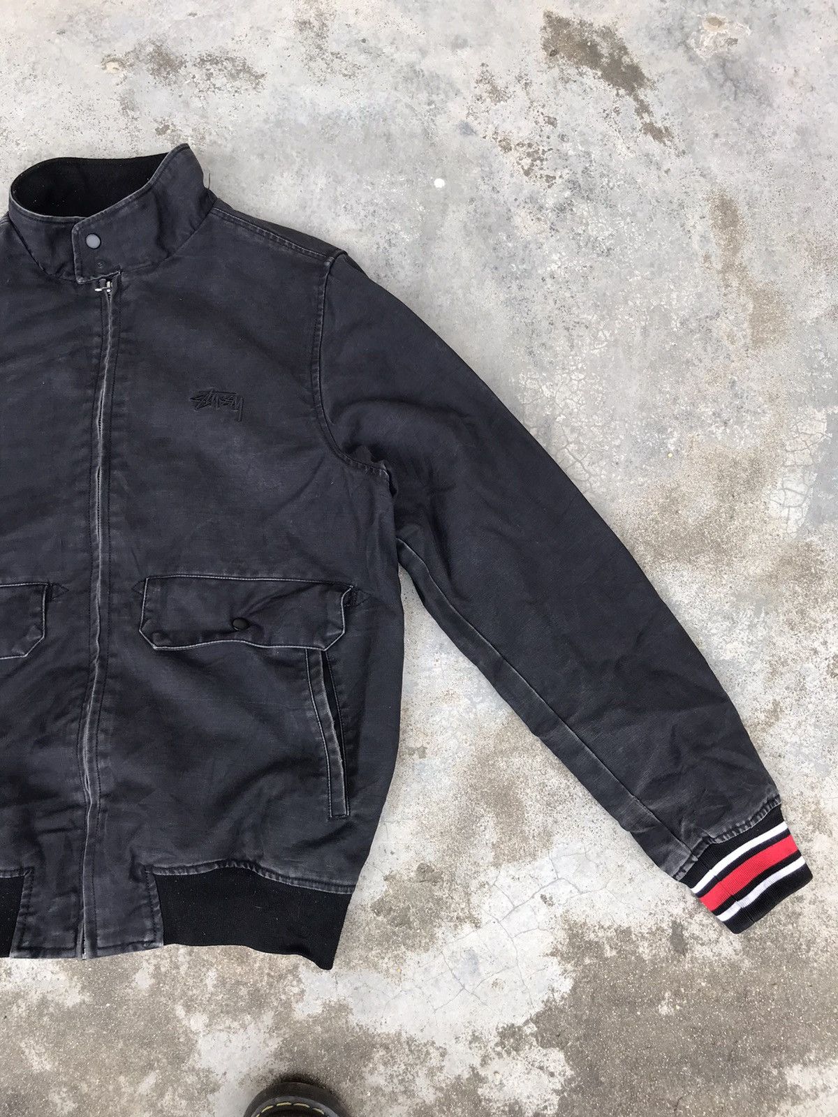 Stussy Stussy Bomber Denim Jacket Size US L / EU 52-54 / 3 - 3 Thumbnail