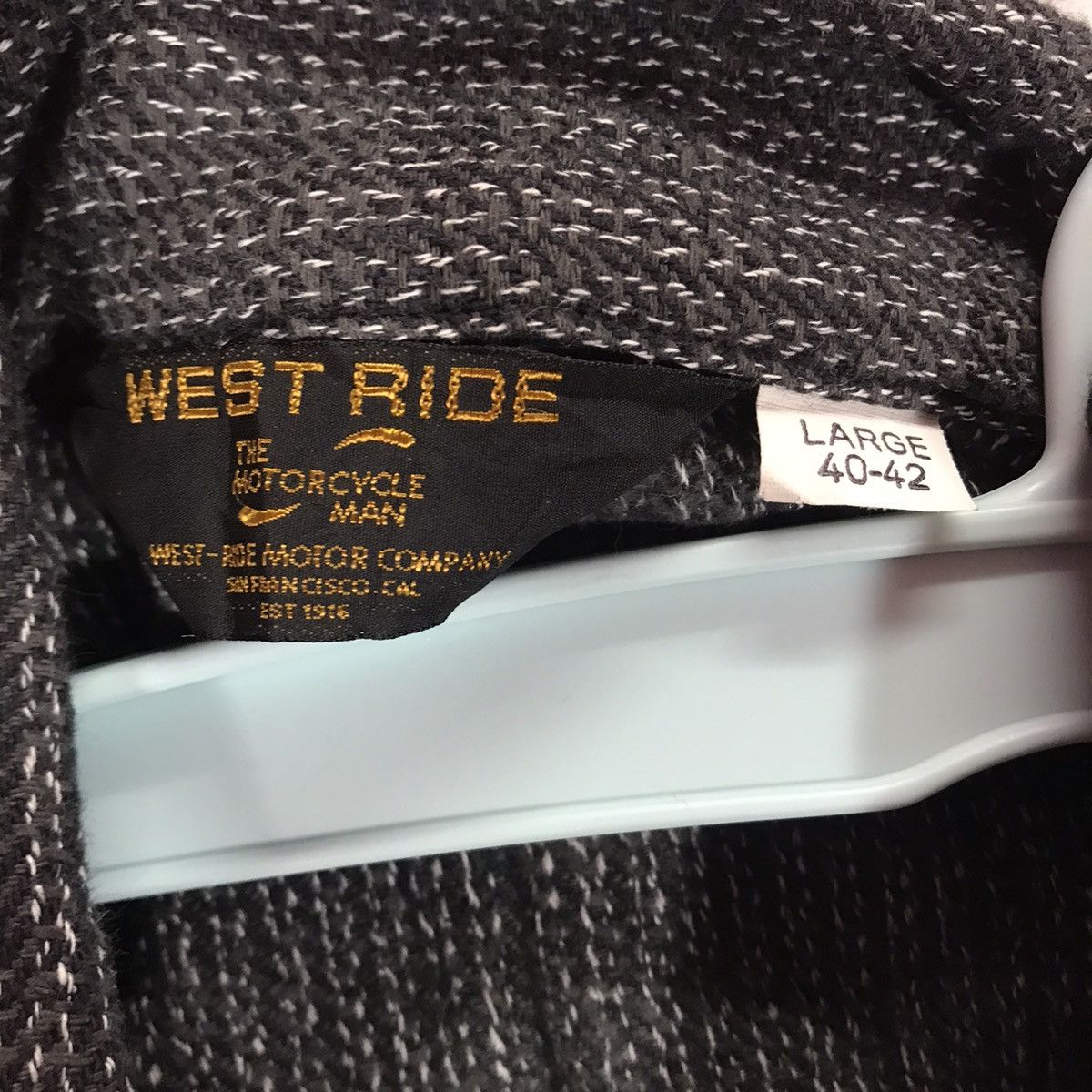 Japanese Brand × WEST RIDE Westride motorcycle work jacket Size US L / EU 52-54 / 3 - 8 Thumbnail