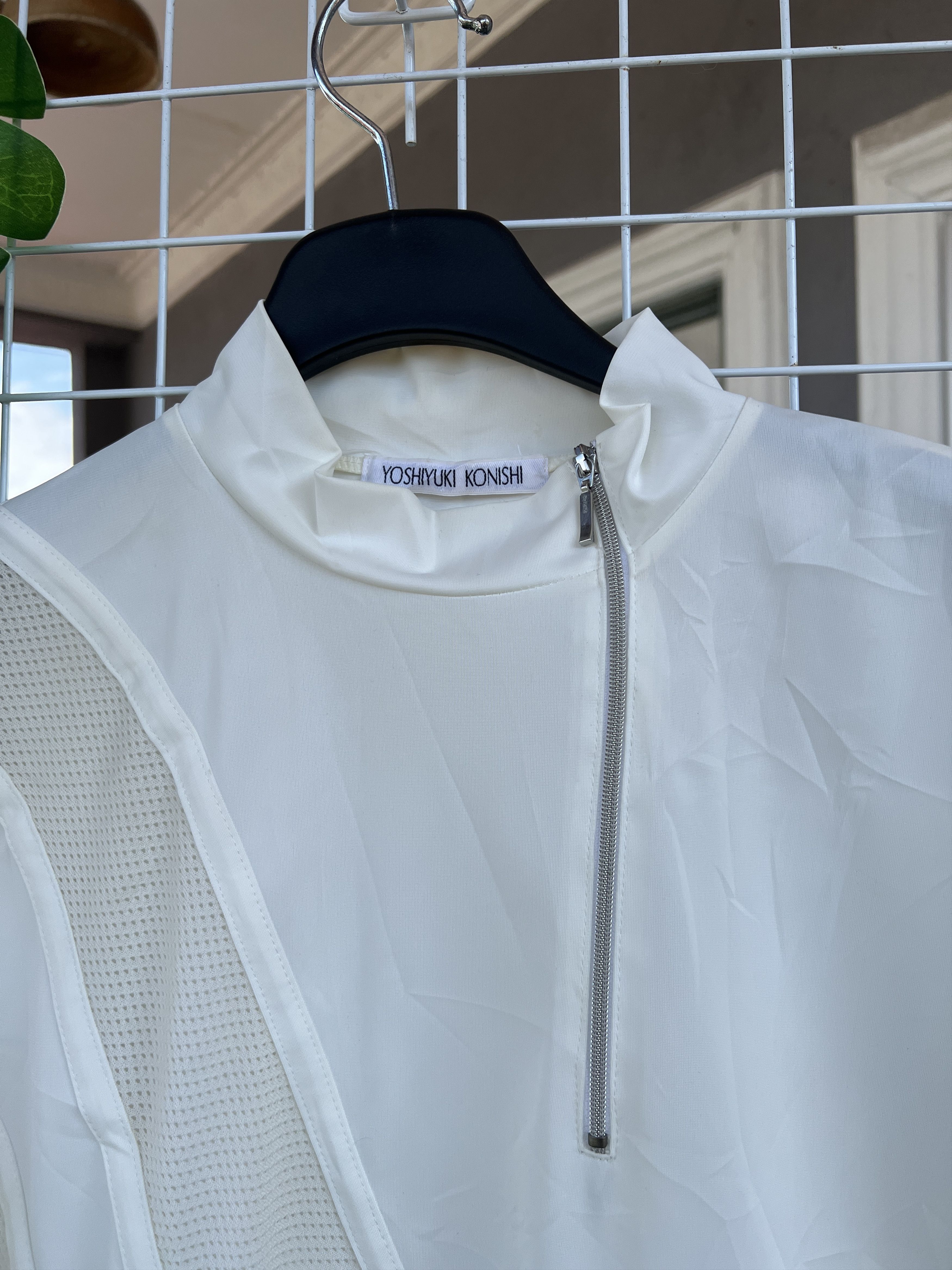 Yoshiyuki Konishi Vintage polyester Zip Tee Size US M / EU 48-50 / 2 - 2 Thumbnail