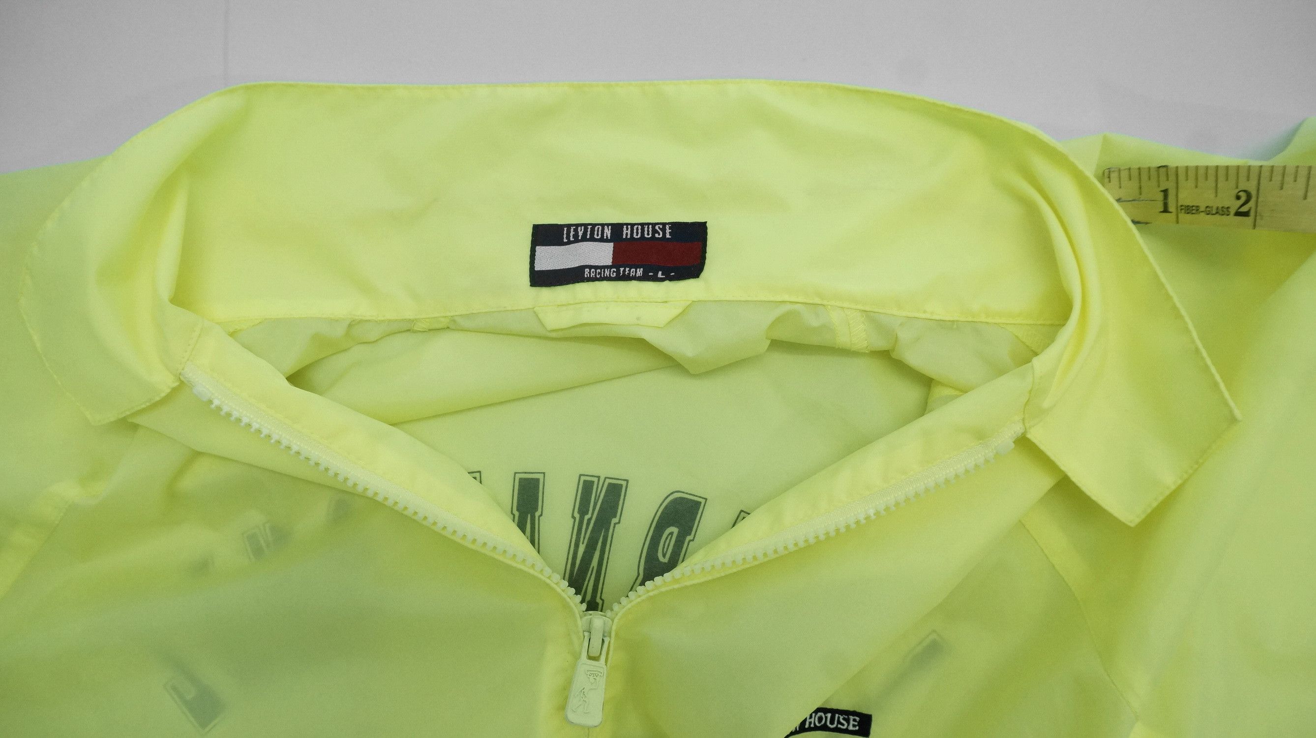 Other Rare Vintage Leyton House USA Racing Team Neon Windbreaker Size US L / EU 52-54 / 3 - 13 Thumbnail