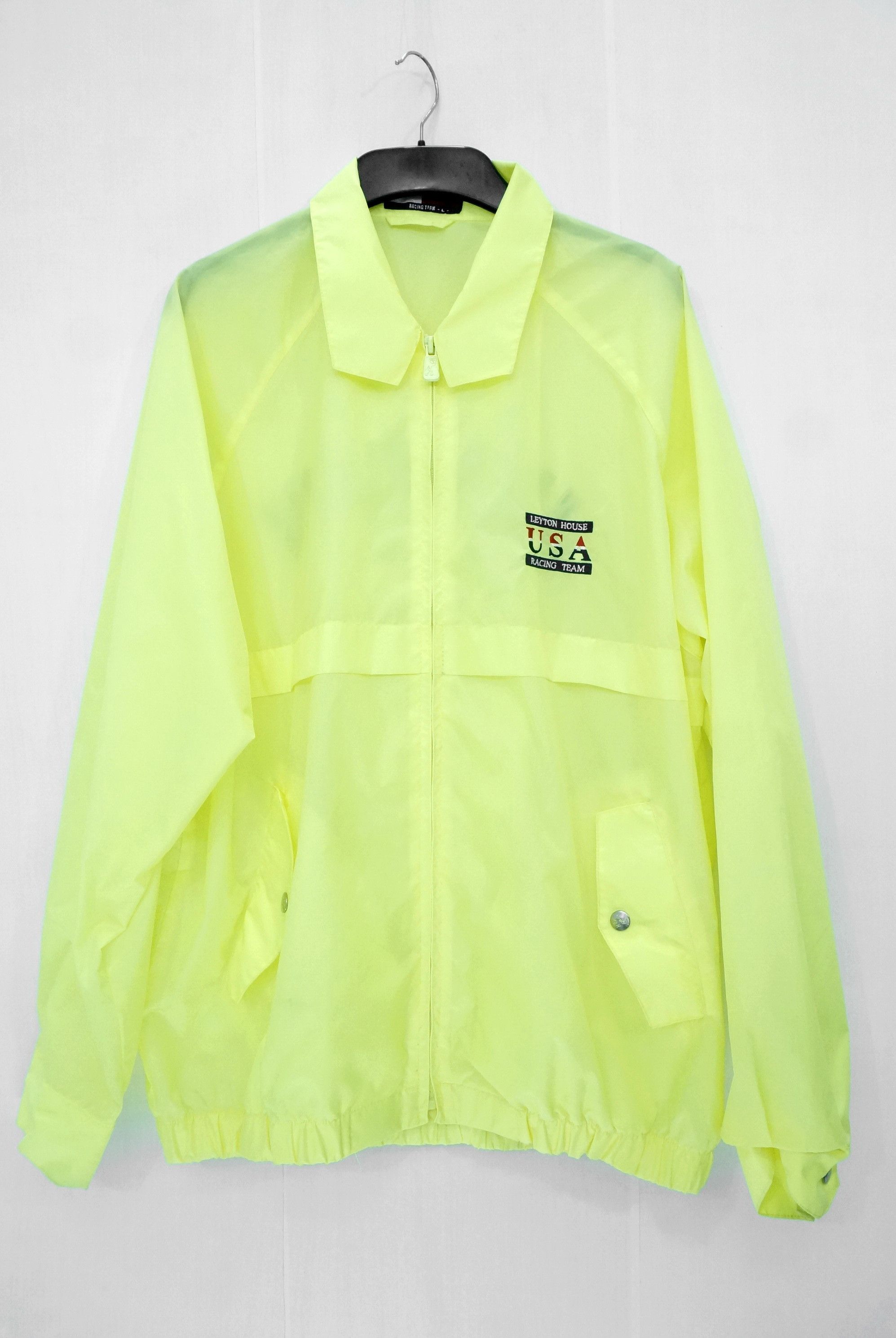 Other Rare Vintage Leyton House USA Racing Team Neon Windbreaker Size US L / EU 52-54 / 3 - 2 Thumbnail