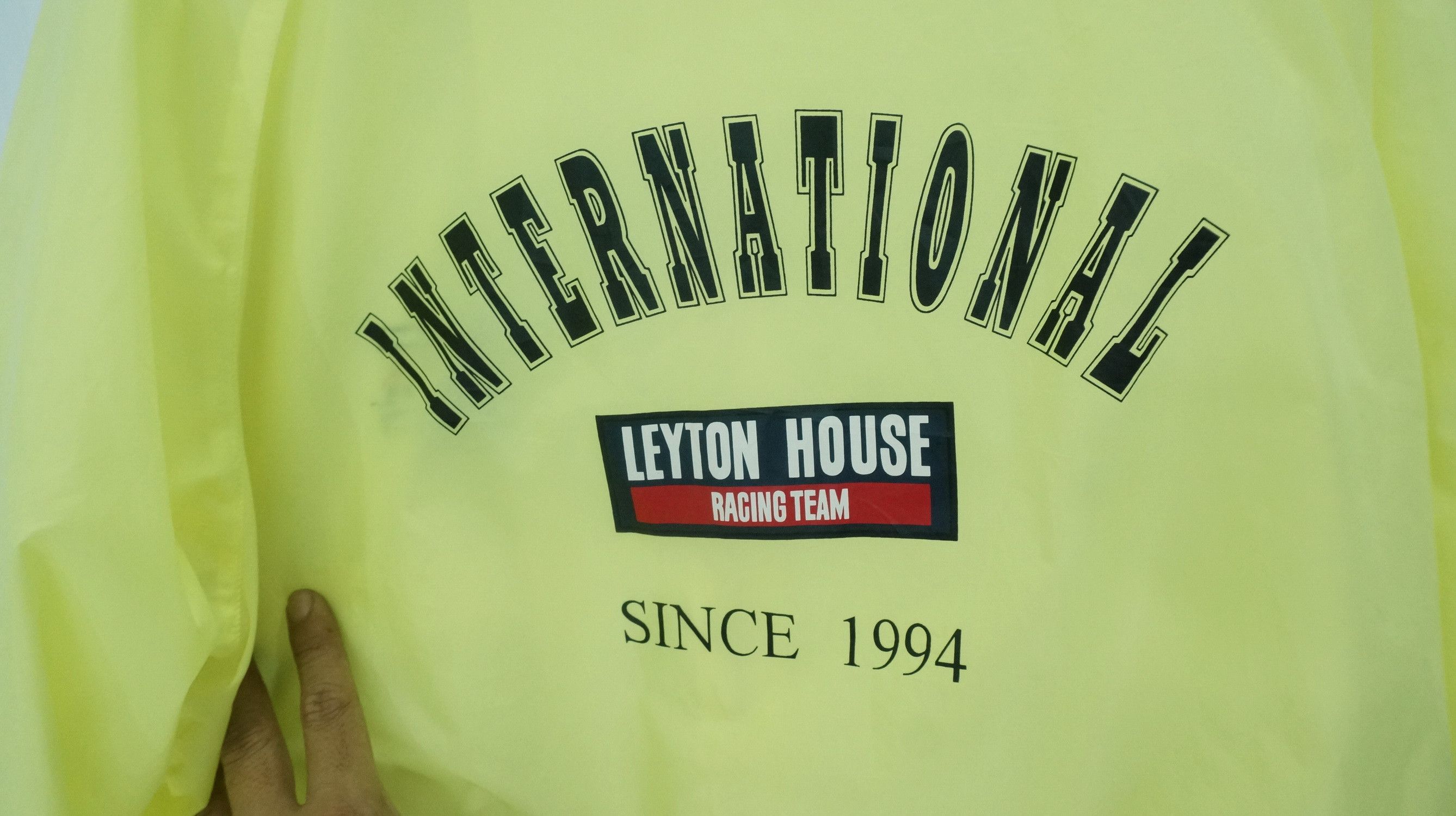 Other Rare Vintage Leyton House USA Racing Team Neon Windbreaker Size US L / EU 52-54 / 3 - 3 Thumbnail