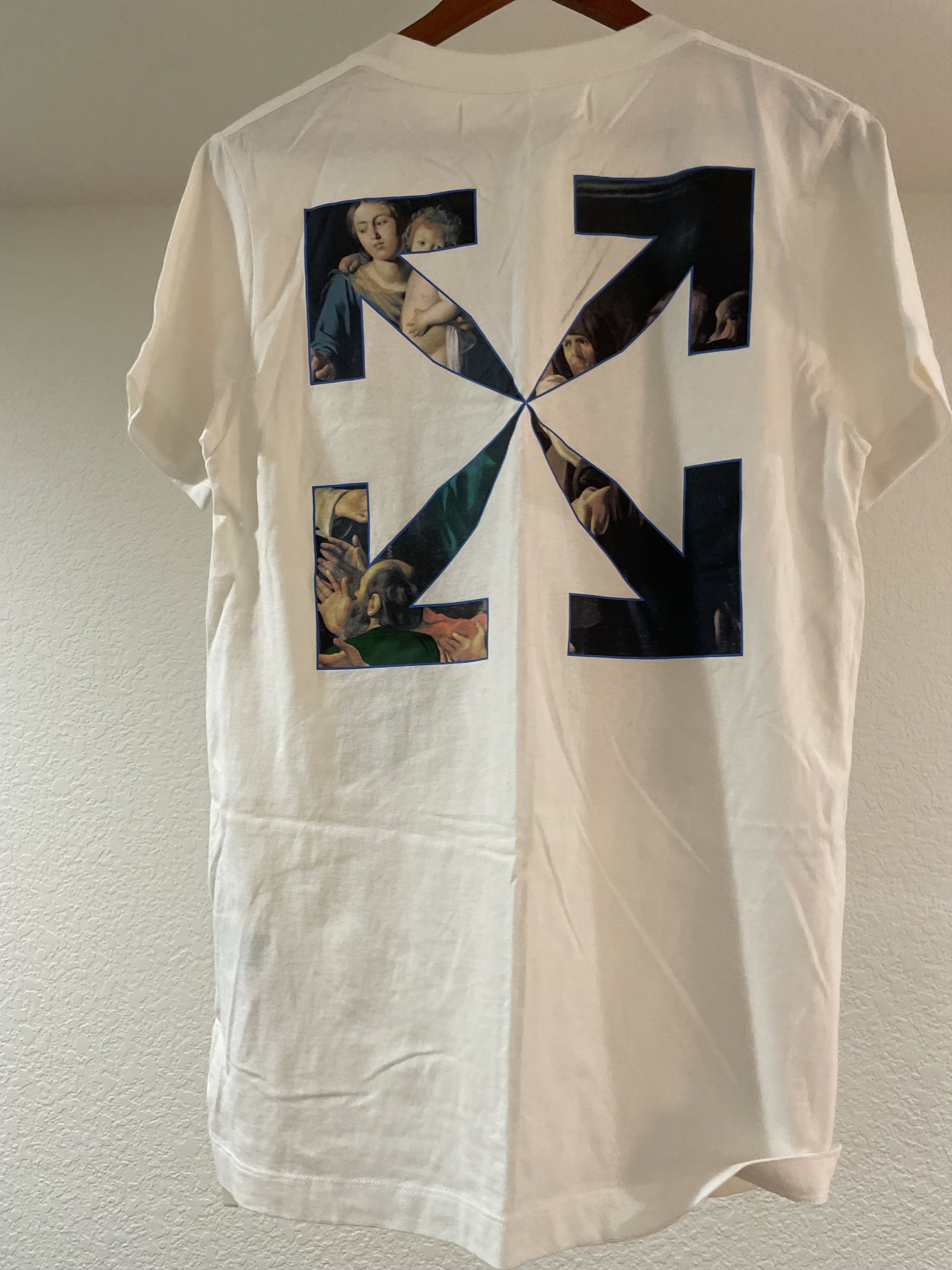 Off-White OFF-WHITE FW20 Caravaggio Painting Tshirt Size US S / EU 44-46 / 1 - 2 Thumbnail