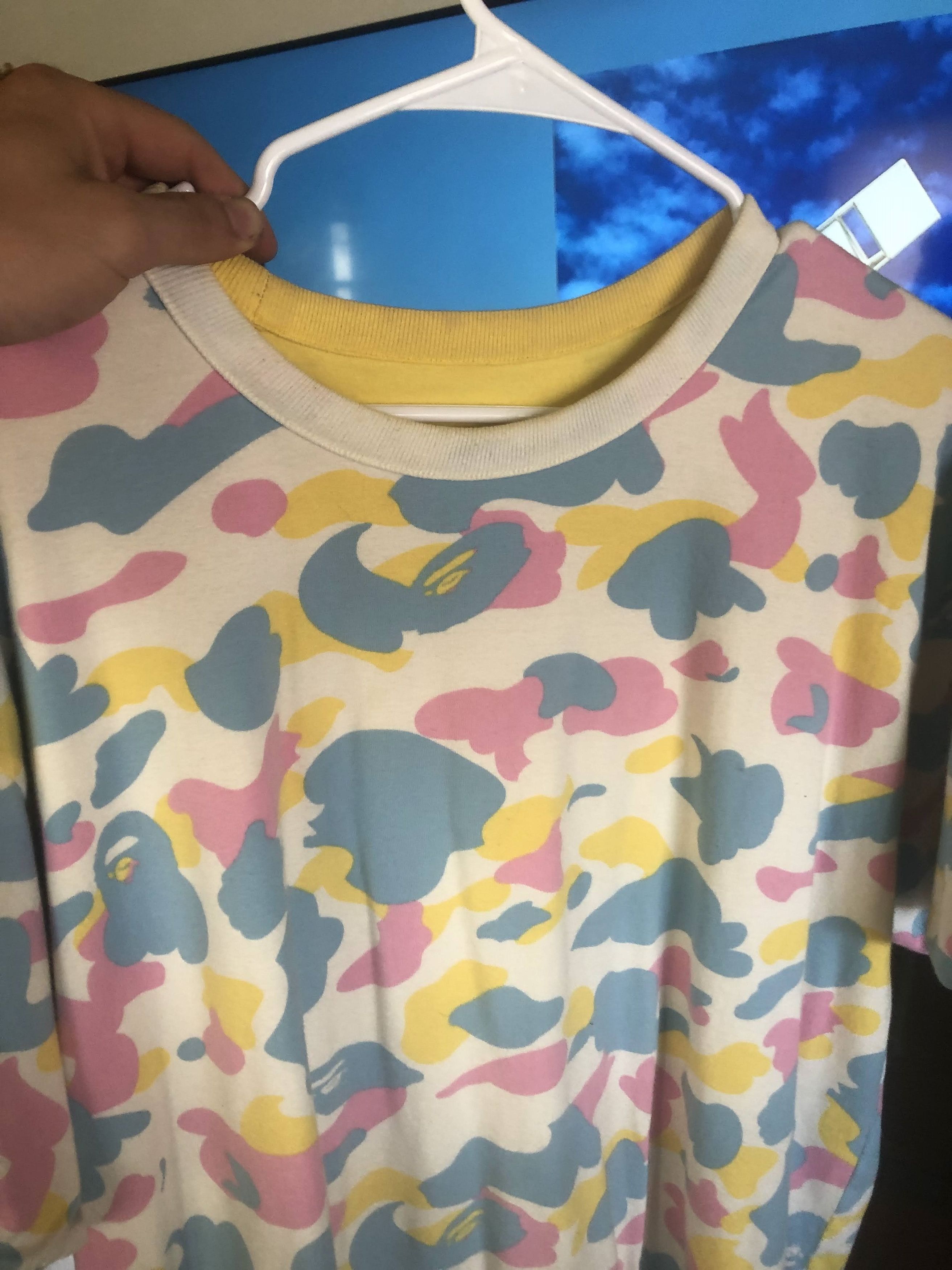 OG Bape Reversible Cotton Candy Tee