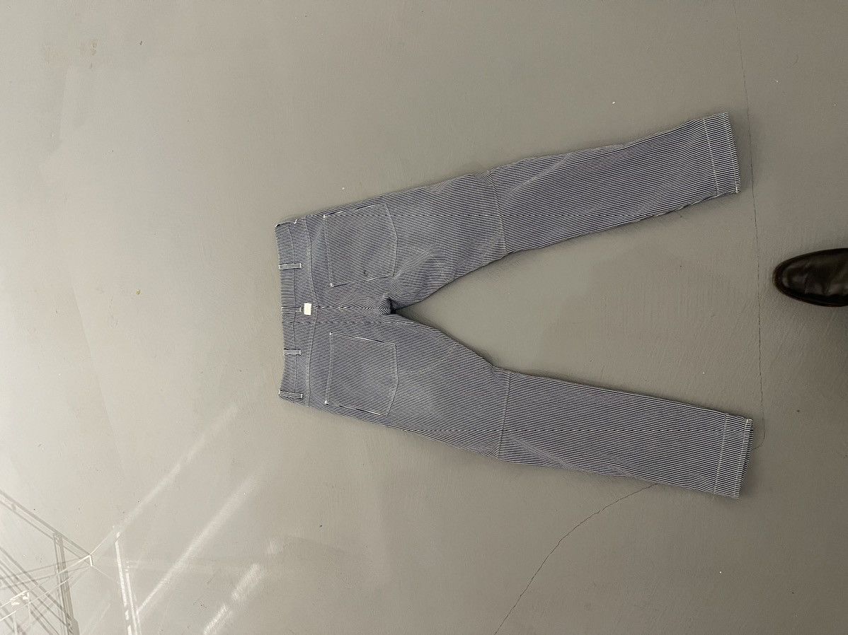 G-Star White and Blue, Pinstriped Gstar Pants 5630 3D Slim Size US 34 / EU 50 - 2 Thumbnail
