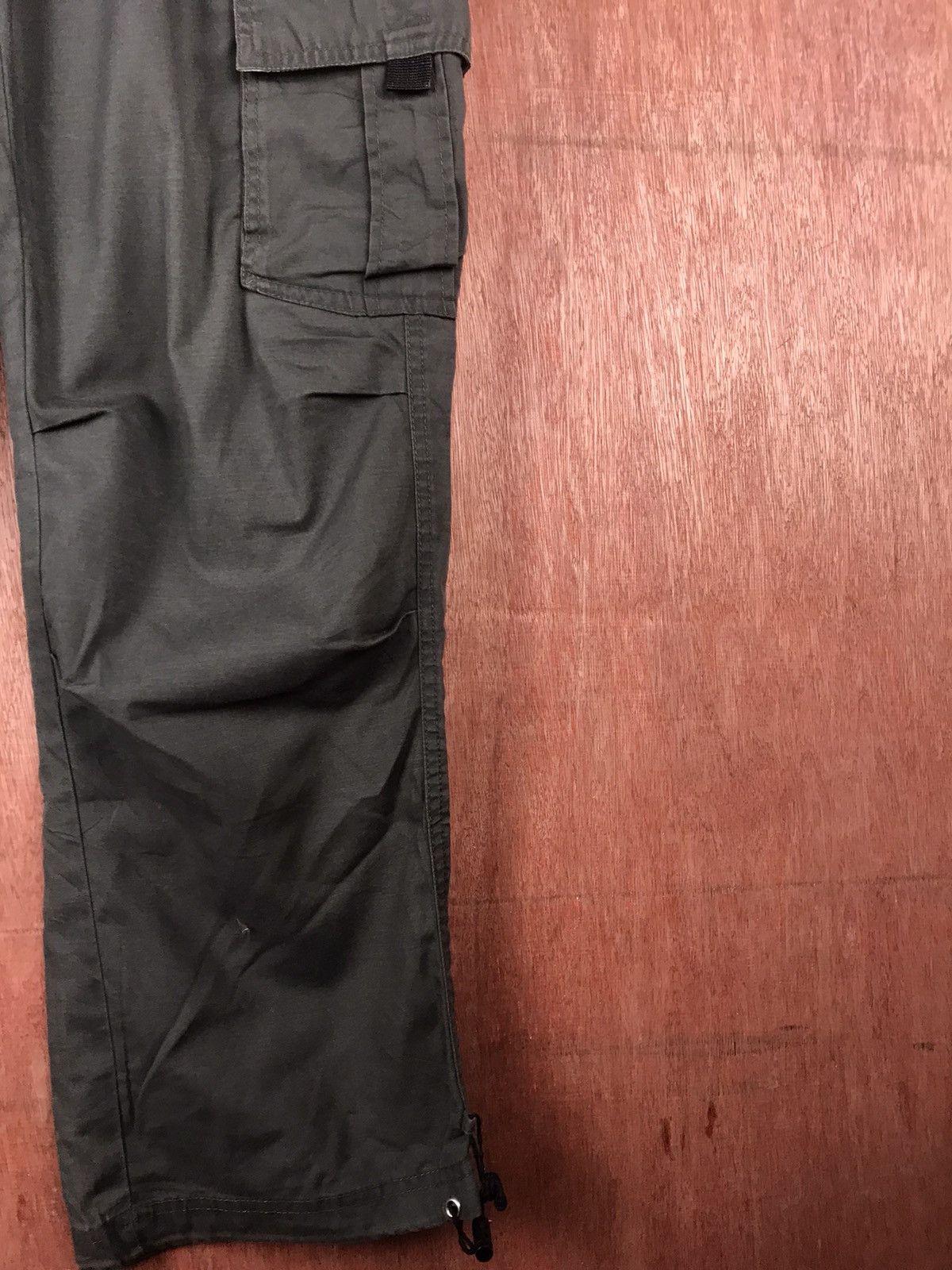 Japanese Brand Manswear Multipocket Cargo Pant Green Colour #2212 Size US 31 - 3 Thumbnail