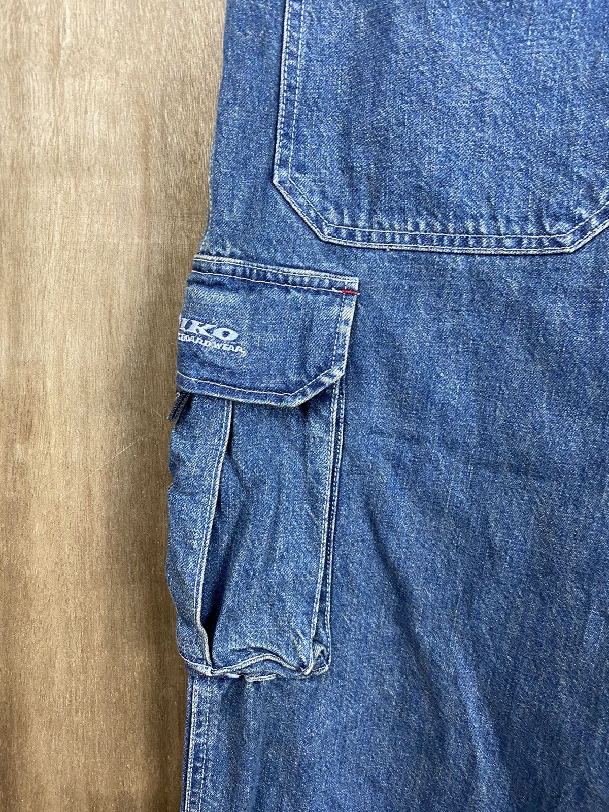 Japanese Brand DLL Piko Denim multipocket tactical Cargo Pants #2610 Size US 33 - 16 Thumbnail