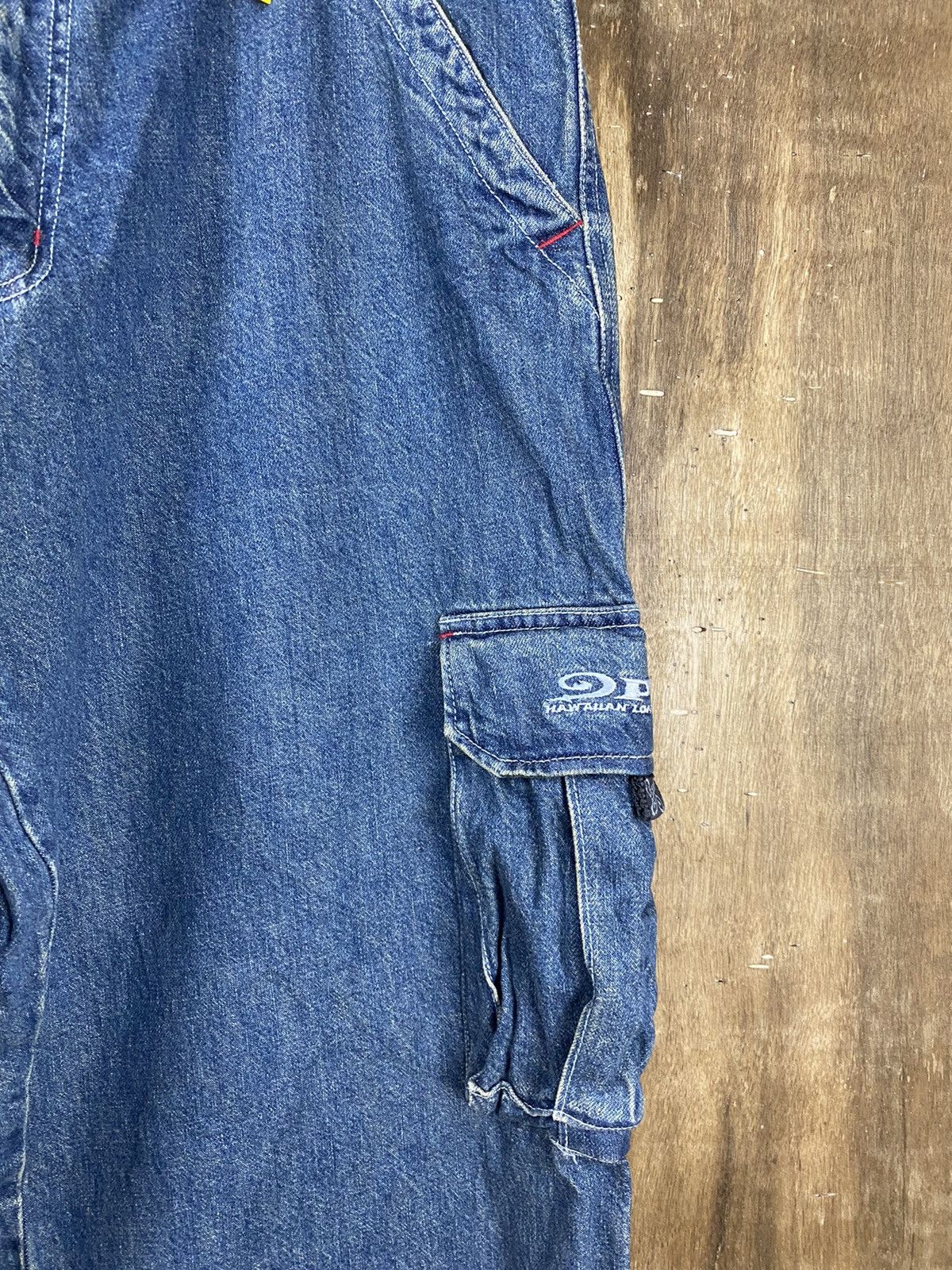 Japanese Brand DLL Piko Denim multipocket tactical Cargo Pants #2610 Size US 33 - 7 Thumbnail