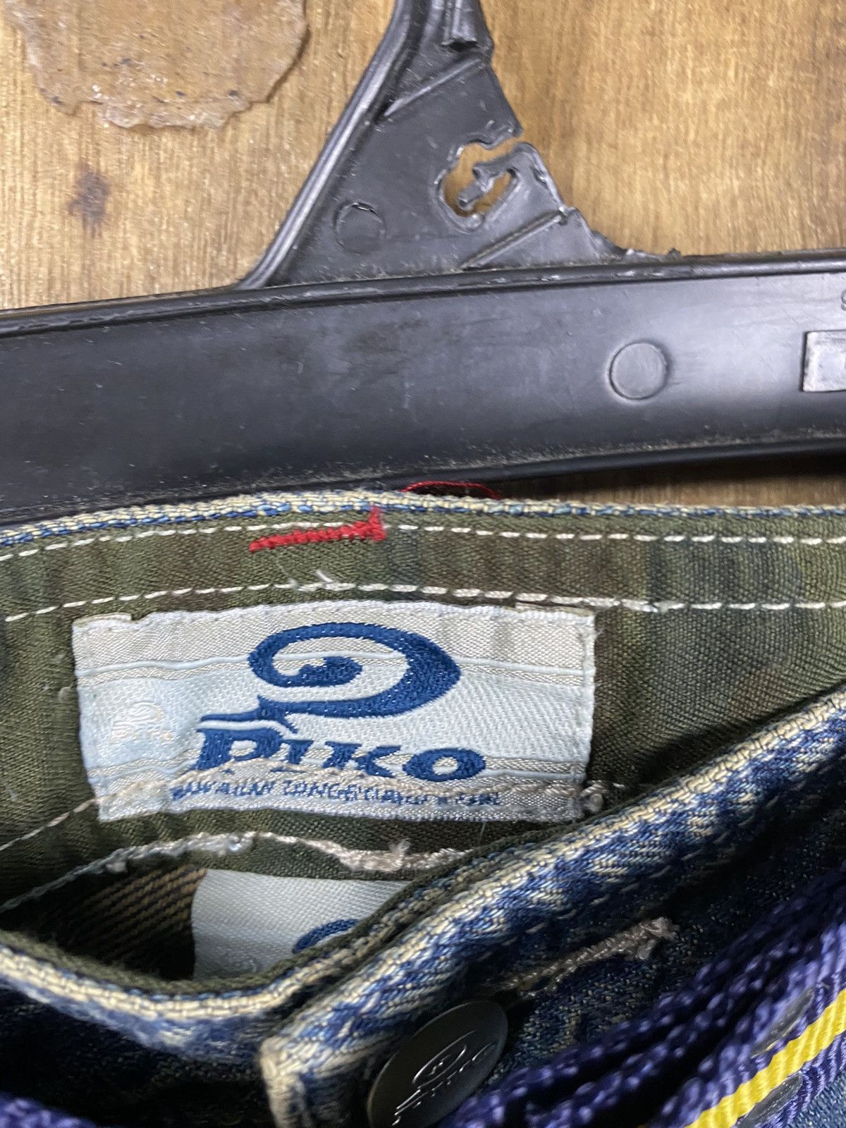 Japanese Brand DLL Piko Denim multipocket tactical Cargo Pants #2610 Size US 33 - 9 Thumbnail