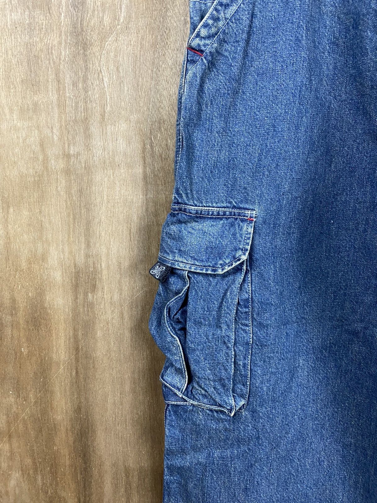 Japanese Brand DLL Piko Denim multipocket tactical Cargo Pants #2610 Size US 33 - 6 Thumbnail